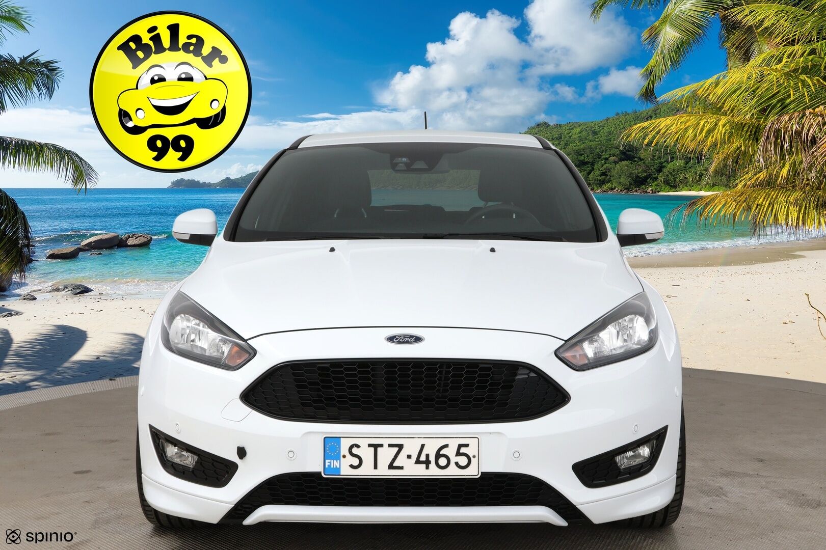 Ford Focus 2018 1,5 EcoBoost 150hv M6 ST-Line 5-ovinen / P-kamera / Navi / Ratinlämmitys / Vakkari - Apple&Android / Hyvät kesä- ja talvirenkaat aluvanteilla!