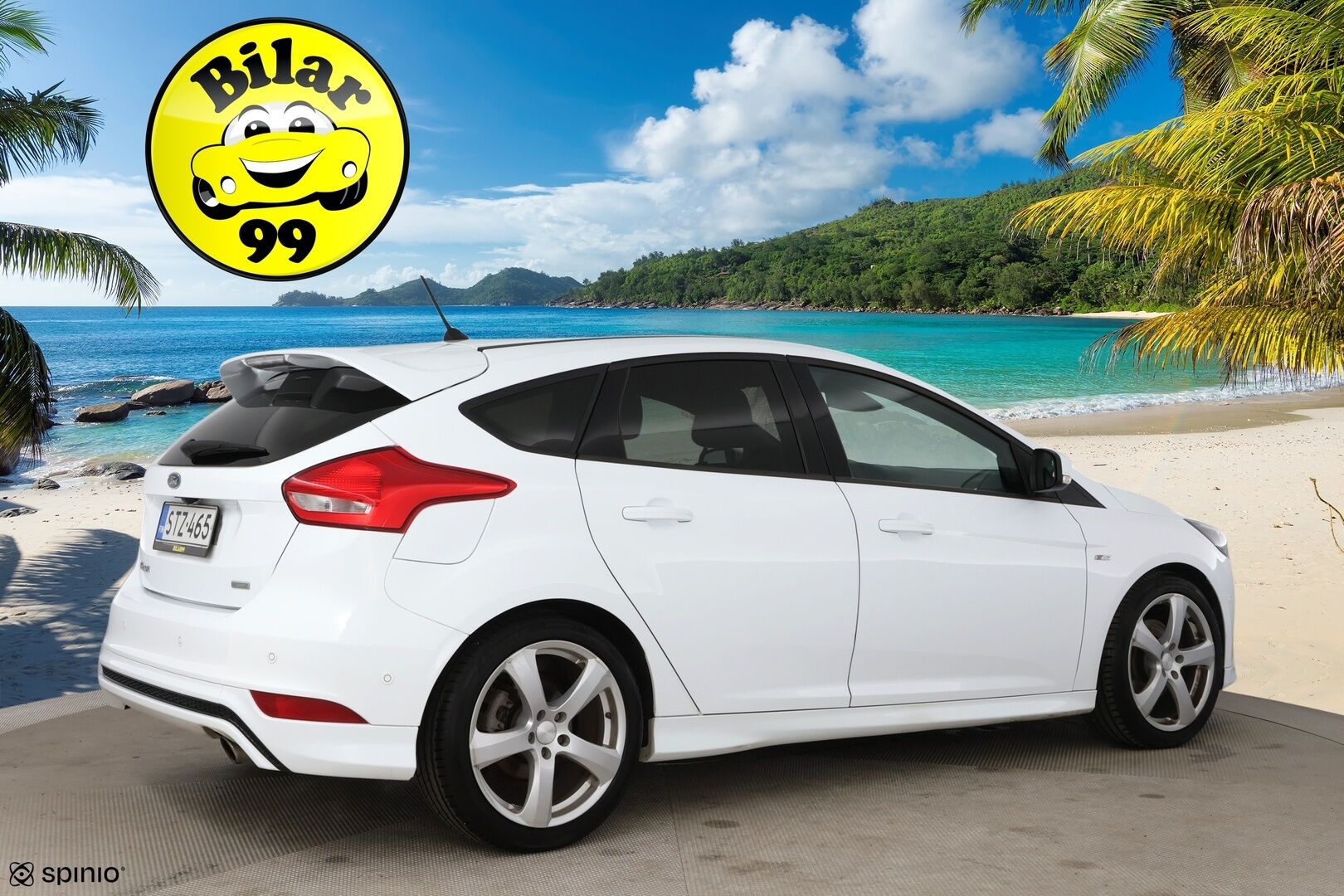 Ford Focus 2018 1,5 EcoBoost 150hv M6 ST-Line 5-ovinen / P-kamera / Navi / Ratinlämmitys / Vakkari - Apple&Android / Hyvät kesä- ja talvirenkaat aluvanteilla!