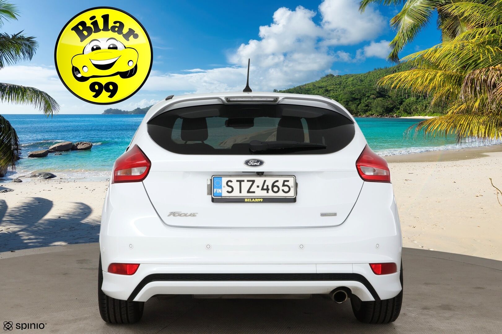 Ford Focus 2018 1,5 EcoBoost 150hv M6 ST-Line 5-ovinen / P-kamera / Navi / Ratinlämmitys / Vakkari - Apple&Android / Hyvät kesä- ja talvirenkaat aluvanteilla!