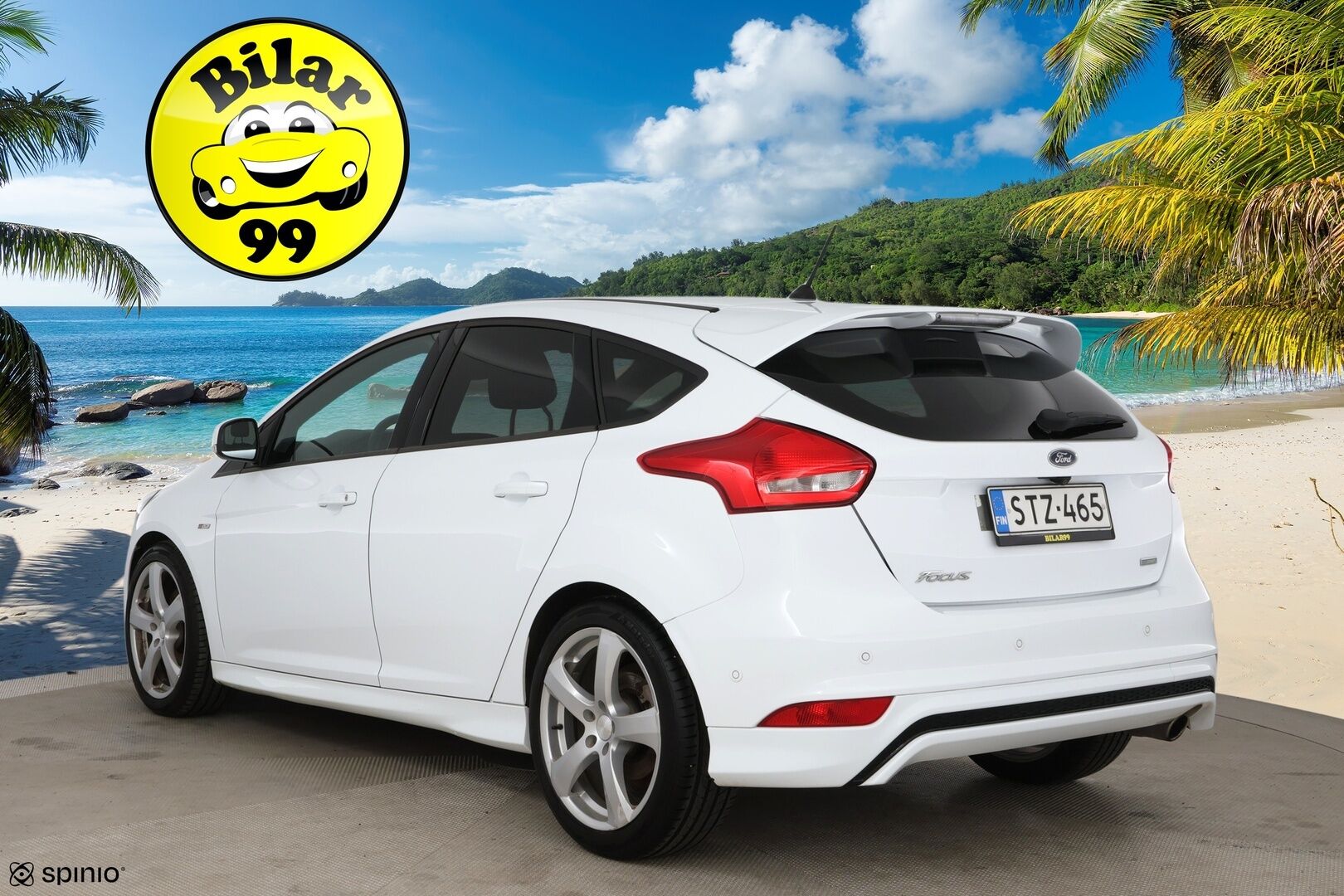 Ford Focus 2018 1,5 EcoBoost 150hv M6 ST-Line 5-ovinen / P-kamera / Navi / Ratinlämmitys / Vakkari - Apple&Android / Hyvät kesä- ja talvirenkaat aluvanteilla!