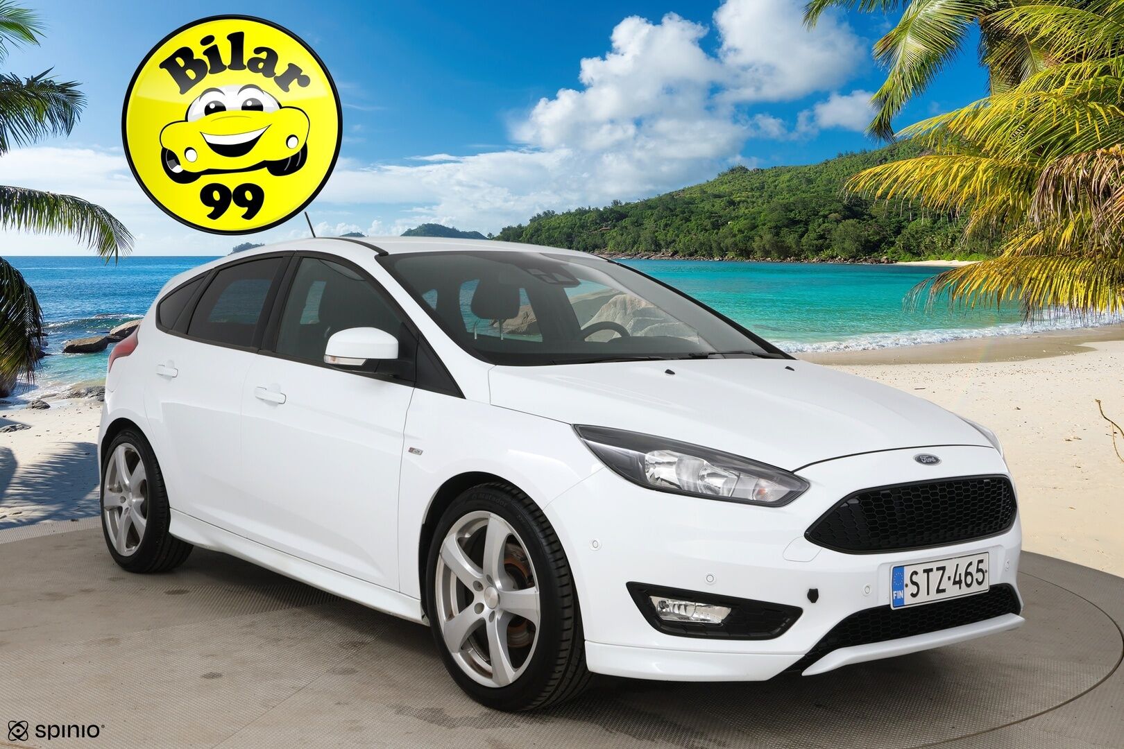 Ford Focus 2018 1,5 EcoBoost 150hv M6 ST-Line 5-ovinen / P-kamera / Navi / Ratinlämmitys / Vakkari - Apple&Android / Hyvät kesä- ja talvirenkaat aluvanteilla!