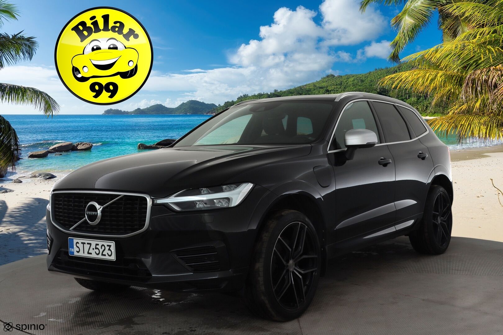Volvo XC60 2019 T8 AWD R-Design aut * ACC / P.kamera / Full LED / Panorama / B&W / Ilma-alusta / Muistipenkki / Koukku / KeylessGo / Webasto * - Suomi-auto / Kahdet renkaat aluvanteilla 