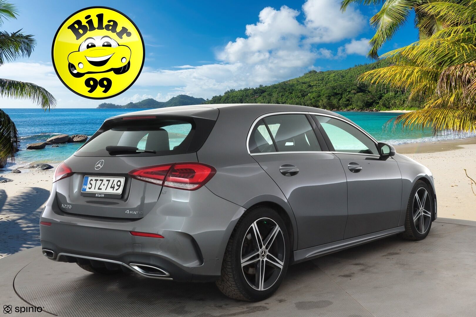 Mercedes-Benz A 2019 220 4MATIC A Business AMG * Multibeam / P.Kamera / Sportpenkit / Kaistavahti / Digimittaristo * - Suomi-auto / Kahdet renkaat