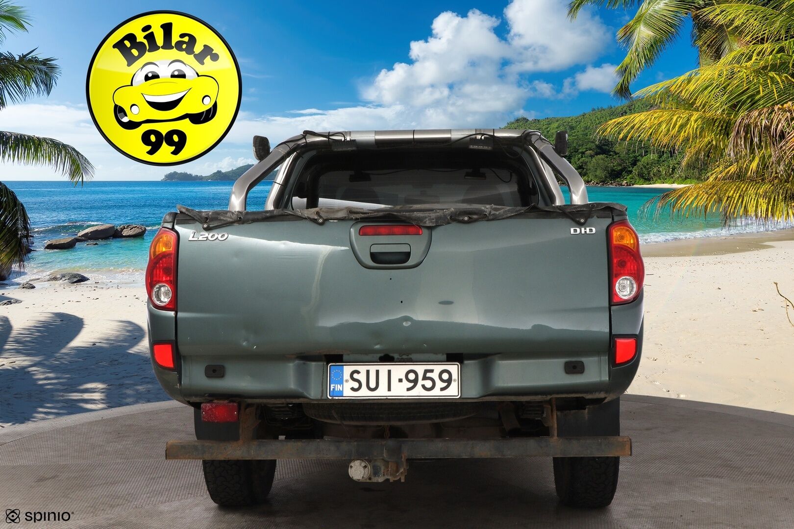 Mitsubishi L200 2007 L200 PICKUP CLUB CAB 2.5DI-D INVITE-CNKB4-4X4/300 - Suomiauto / Vetokoukku / Lohko&Sisäp. / LED-Lisävalopaneeli / Juuri saapunut!