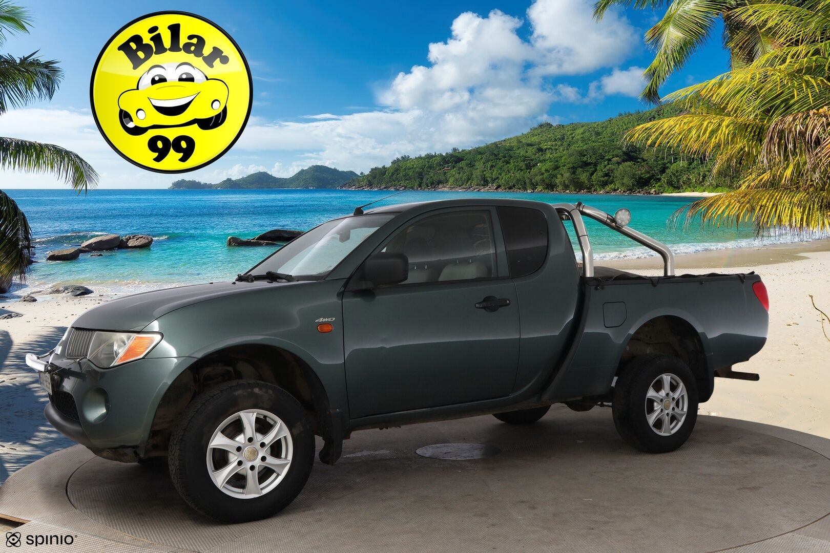 Mitsubishi L200 2007 L200 PICKUP CLUB CAB 2.5DI-D INVITE-CNKB4-4X4/300 - Suomiauto / Vetokoukku / Lohko&Sisäp. / LED-Lisävalopaneeli / Juuri saapunut!