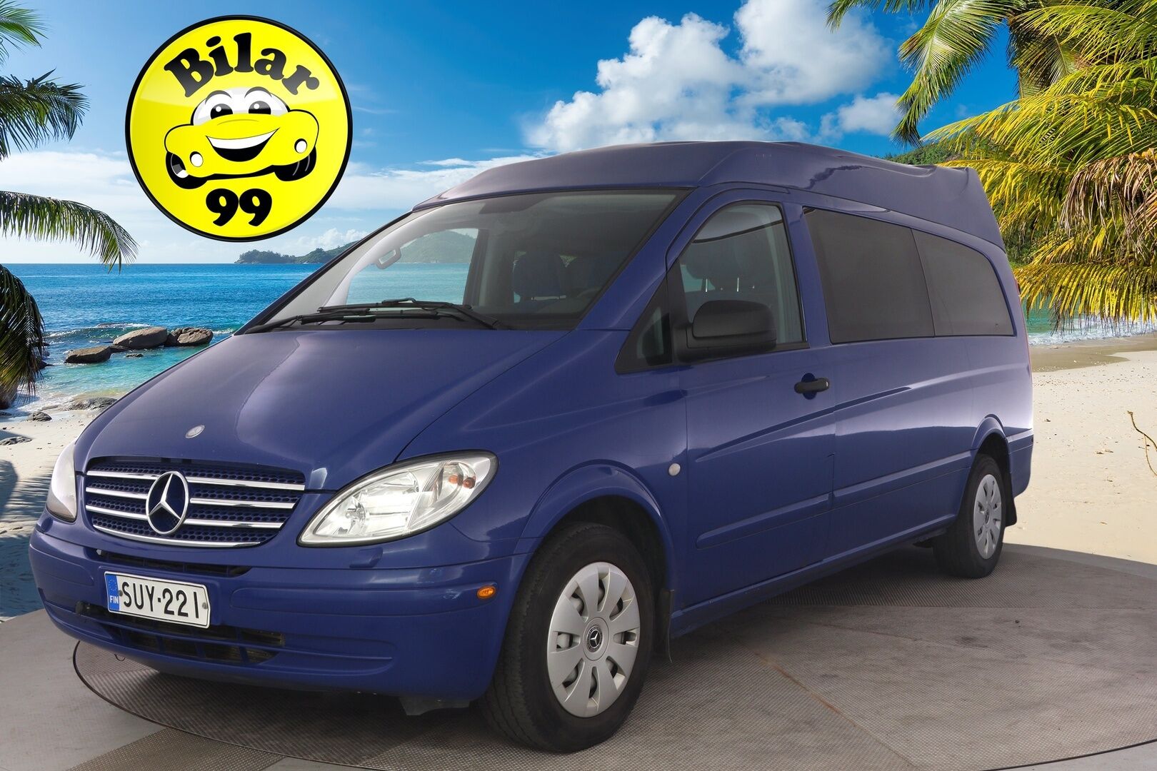 Mercedes-Benz Vito 2010 115CDI -3,2/34K tila-autopohja pitkä A3 Aut. 9P. *YritysOutlet - Myydään vain yrityksille* - **9-Paikkainen / Moottori vaihdettu / Webasto / 2x renkaat aluilla / Sähköinen liukuovi**