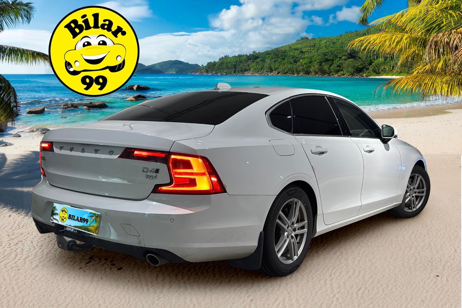 Volvo S90 2017 D4 AWD Business aut * Pilot assist / Webasto / LED / P. kamera / Puolinahat / Vetokoukku* - Ilman AD-Bluea / Hiljattain katsastettu ja huollettu