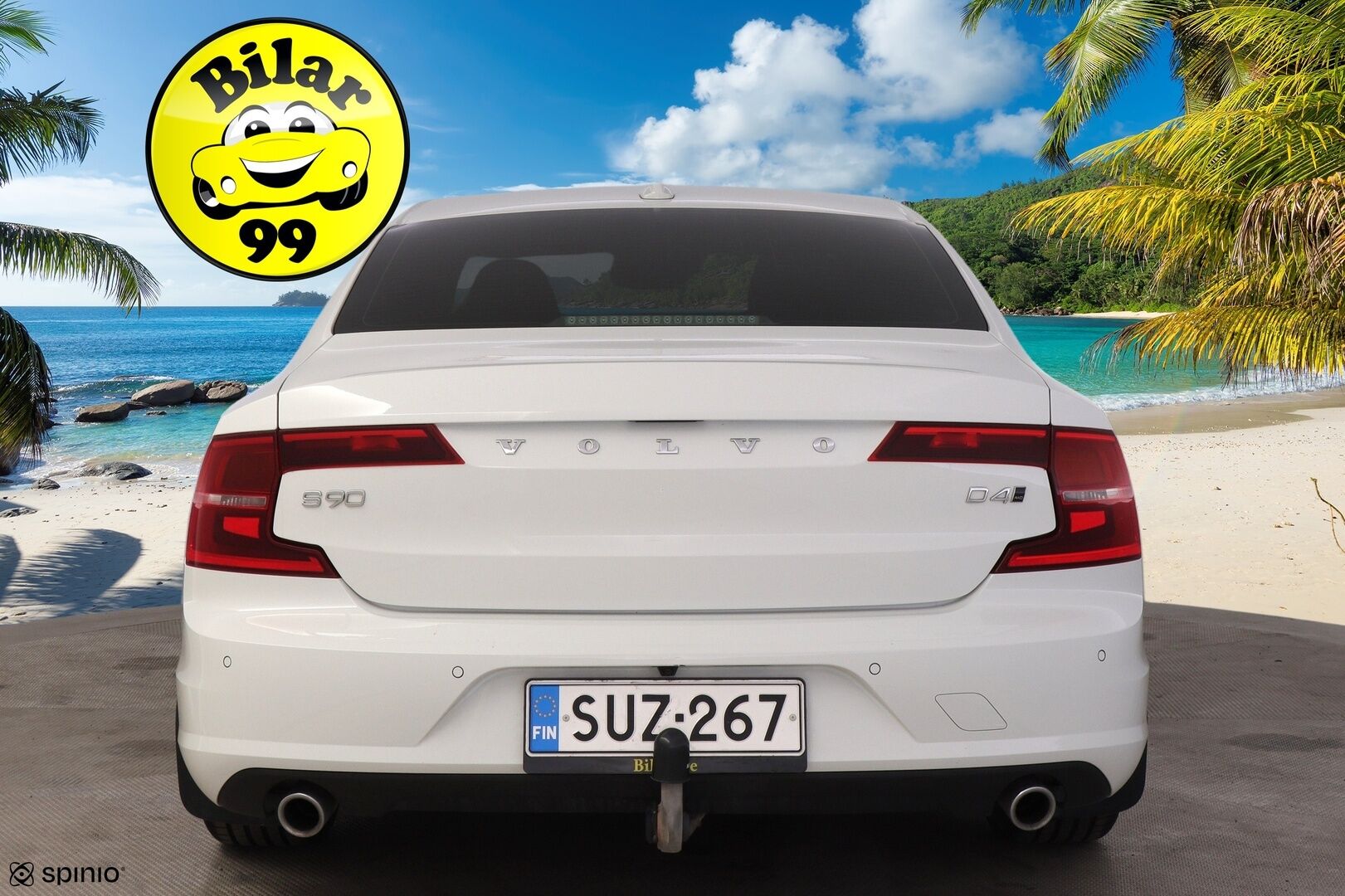 Volvo S90 2017 D4 AWD Business aut * Pilot assist / Webasto / LED / P. kamera / Puolinahat / Vetokoukku* - Ilman AD-Bluea / Hiljattain katsastettu ja huollettu