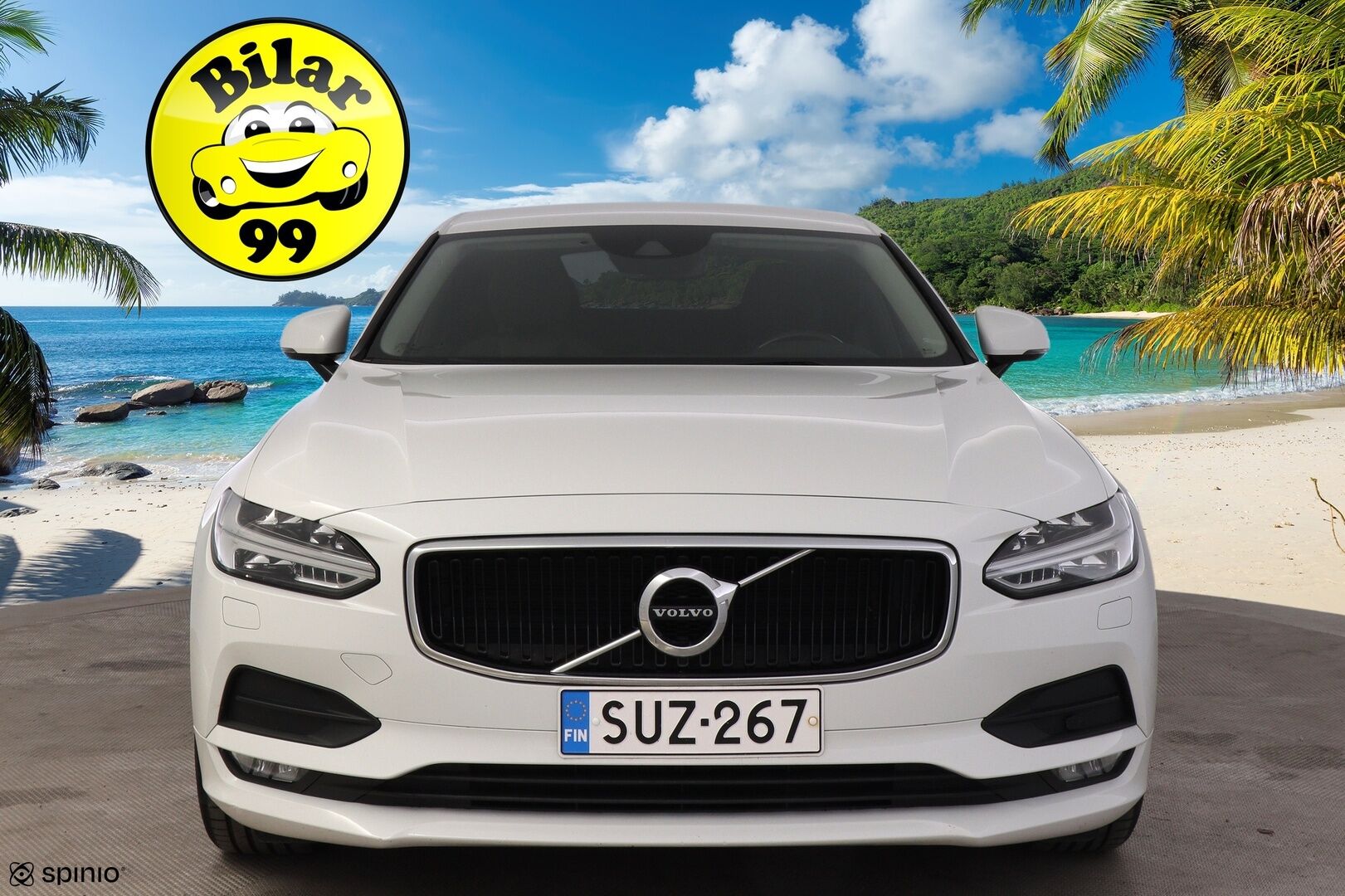 Volvo S90 2017 D4 AWD Business aut * Pilot assist / Webasto / LED / P. kamera / Puolinahat / Vetokoukku* - Ilman AD-Bluea / Hiljattain katsastettu ja huollettu