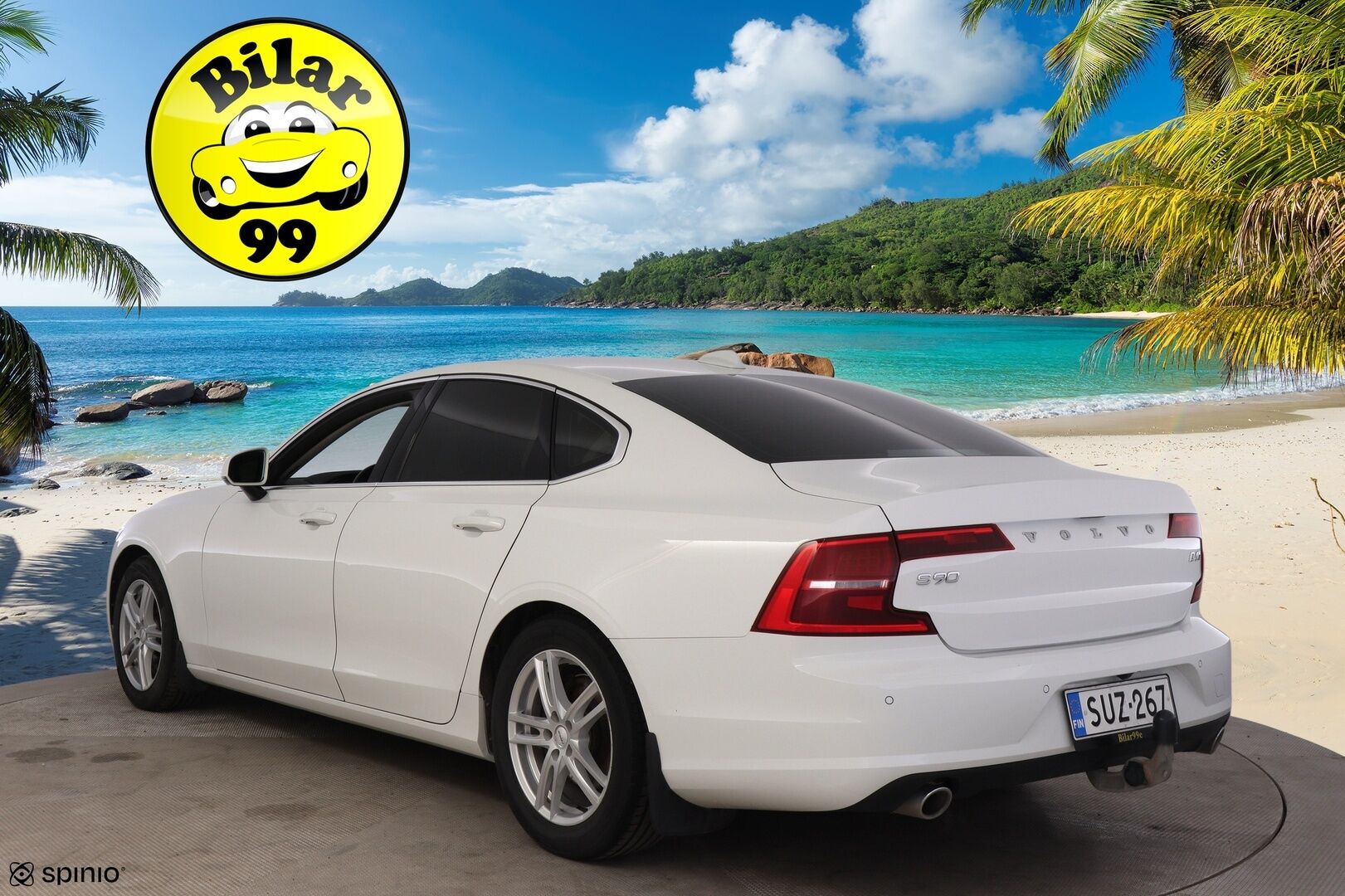 Volvo S90 2017 D4 AWD Business aut * Pilot assist / Webasto / LED / P. kamera / Puolinahat / Vetokoukku* - Ilman AD-Bluea / Hiljattain katsastettu ja huollettu