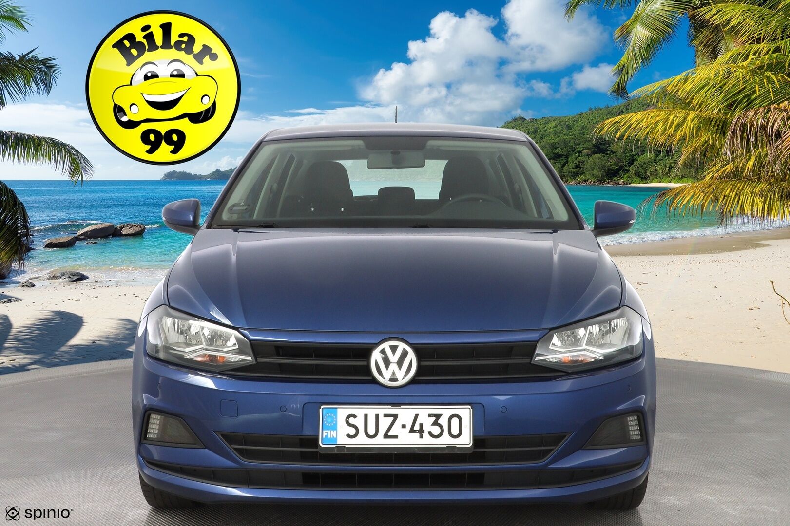 Volkswagen Polo 2019 Trendline 1,0 59 kW (80 hv) * Vakkari / Tutkat / Ilmastointi / BT * - KATSO TÄMÄ HINTA! / Suomi-auto / Kahdet renkaat / Jakohihna vaihdettu juuri!