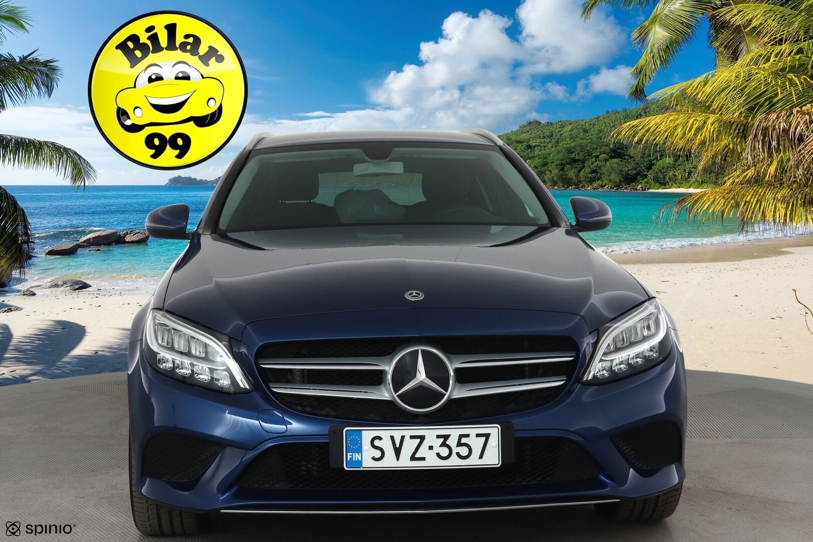 Mercedes-Benz C 2019 200 4Matic T A Business **Distronic+ / P.kamera / LED / Sähköluukku** - Suomi-auto / Kahdet renkaat aluvanteilla - Osta nyt, maksa vasta ensi vuonna