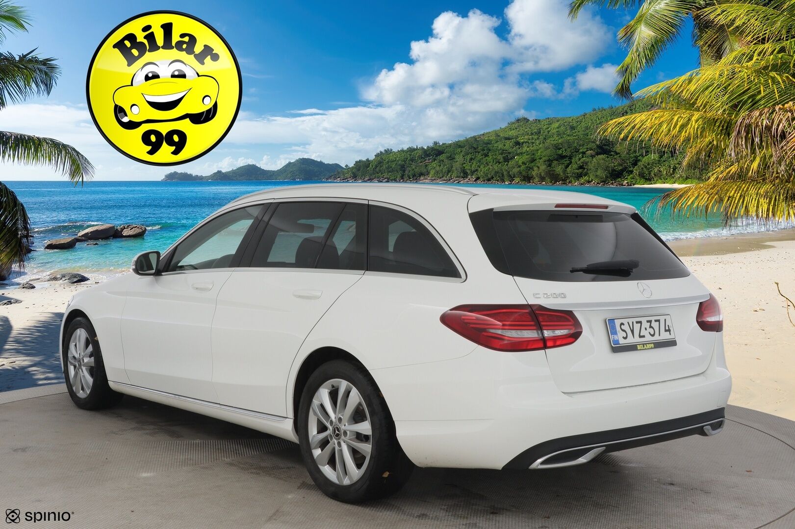 Mercedes-Benz C 2019 200 T A Business - Suomi-auto / LED high performance / Sporttipenkit / Lohkolämmitin