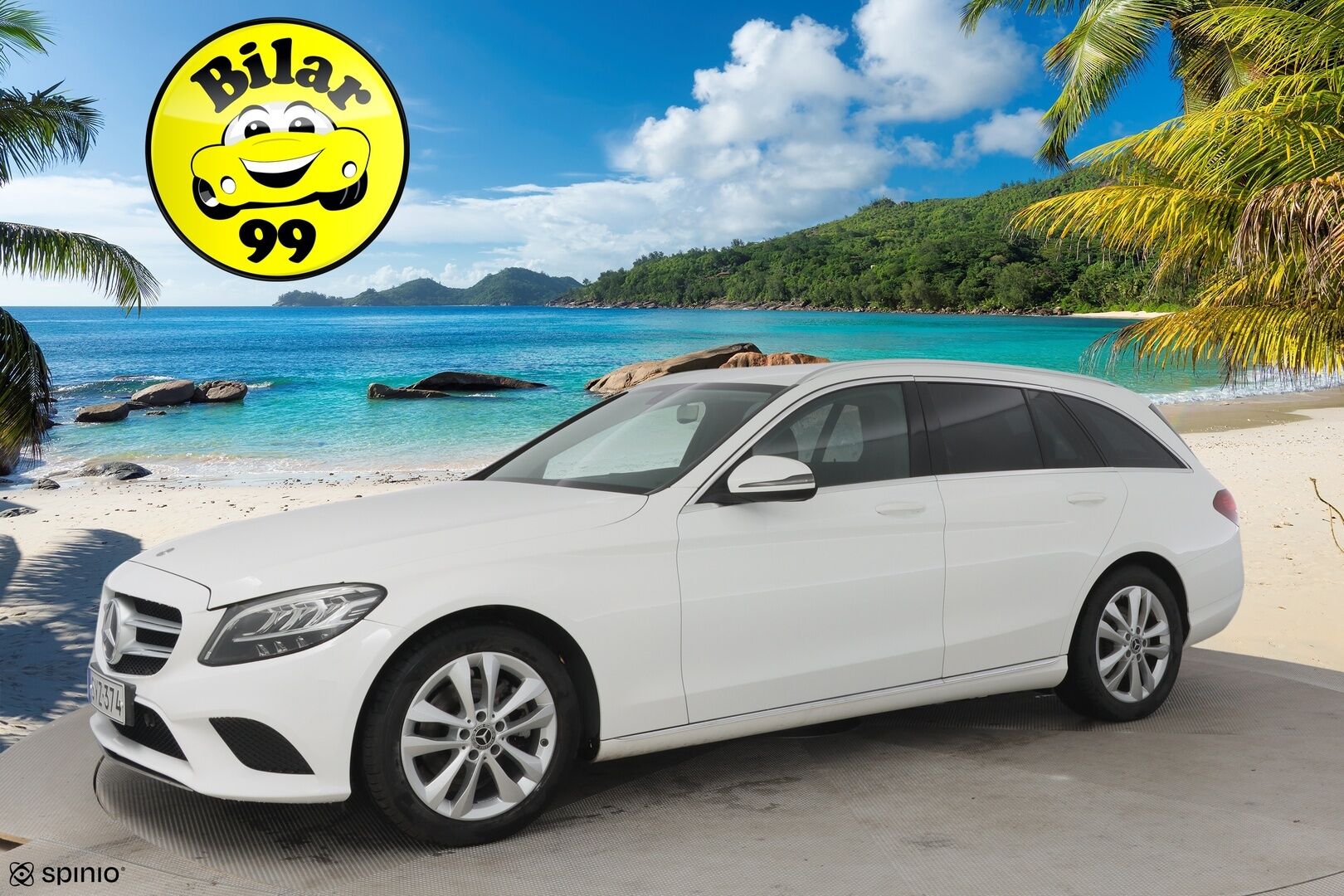 Mercedes-Benz C 2019 200 T A Business - Suomi-auto / LED high performance / Sporttipenkit / Lohkolämmitin