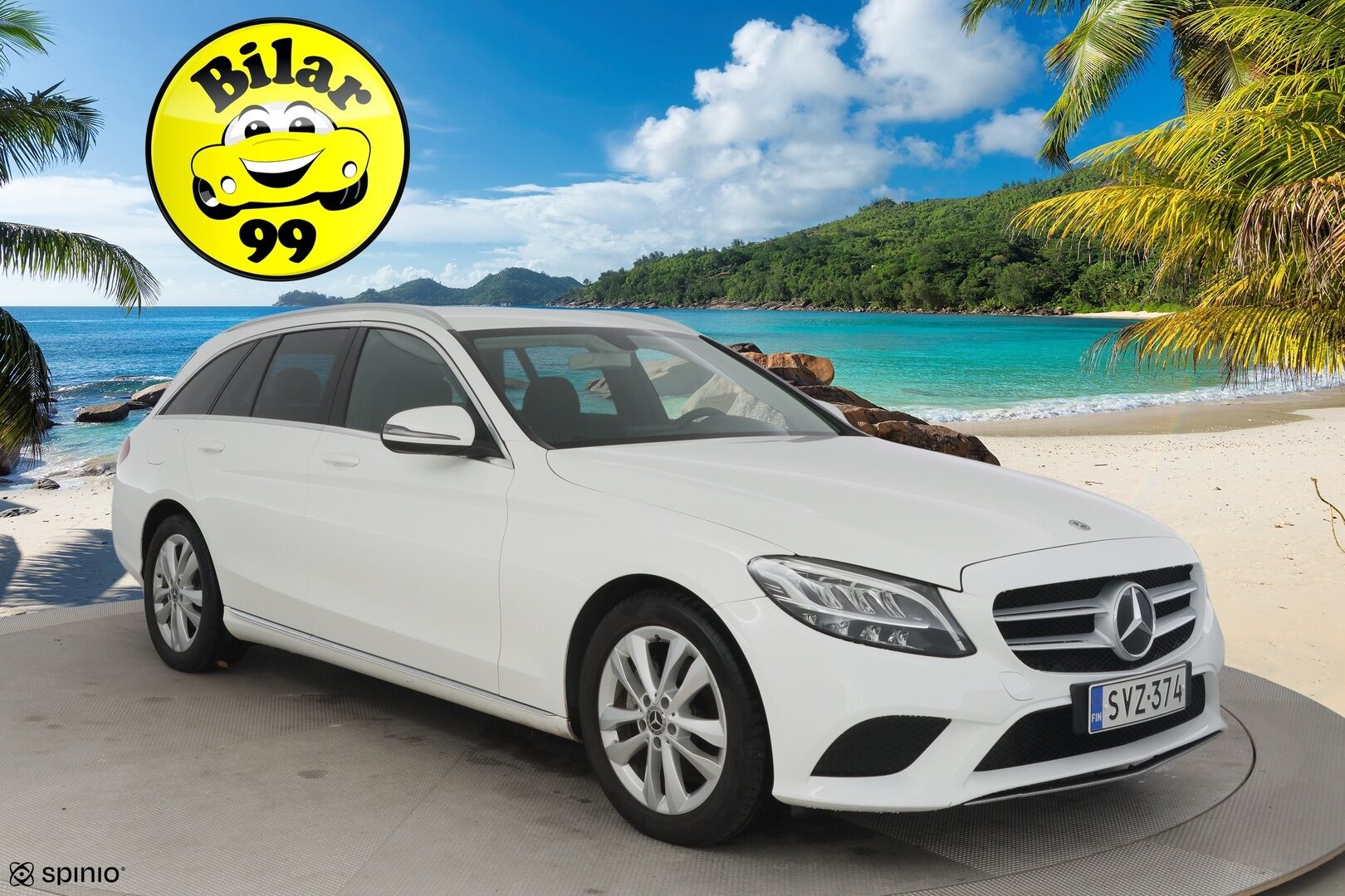 Mercedes-Benz C 2019 200 T A Business *Suomi-auto / LED high performance / Sporttipenkit / Lohkolämmitin* - Nokian Hakkapeliitta talvirenkaat, lähes uudet / Katsastus vasta 2/27 / Hyvä huoltohistoria! * - HULLU BLACKWEEK KORKOTARJOUS 2,49%