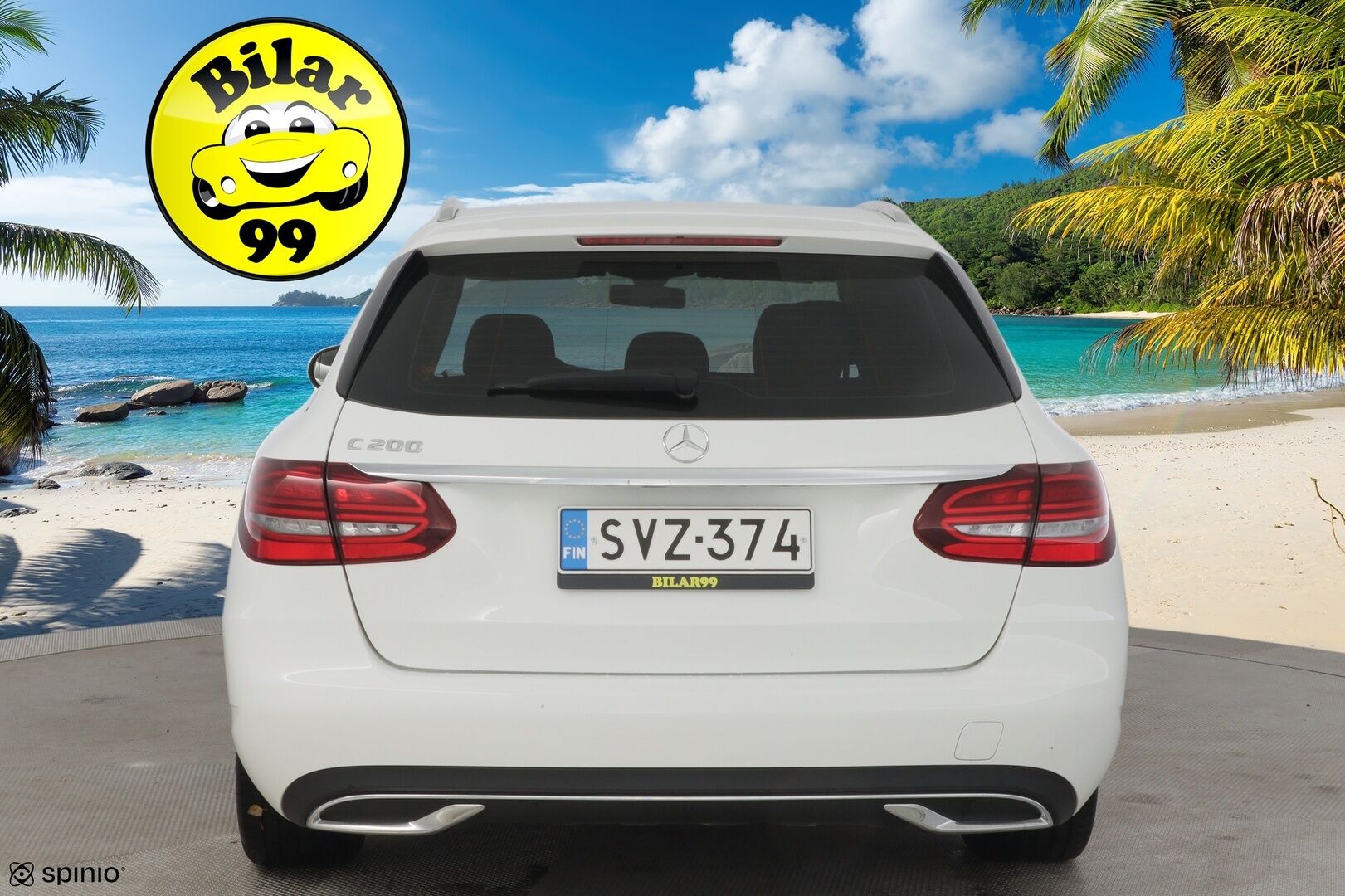Mercedes-Benz C 2019 200 T A Business - Suomi-auto / LED high performance / Sporttipenkit / Lohkolämmitin