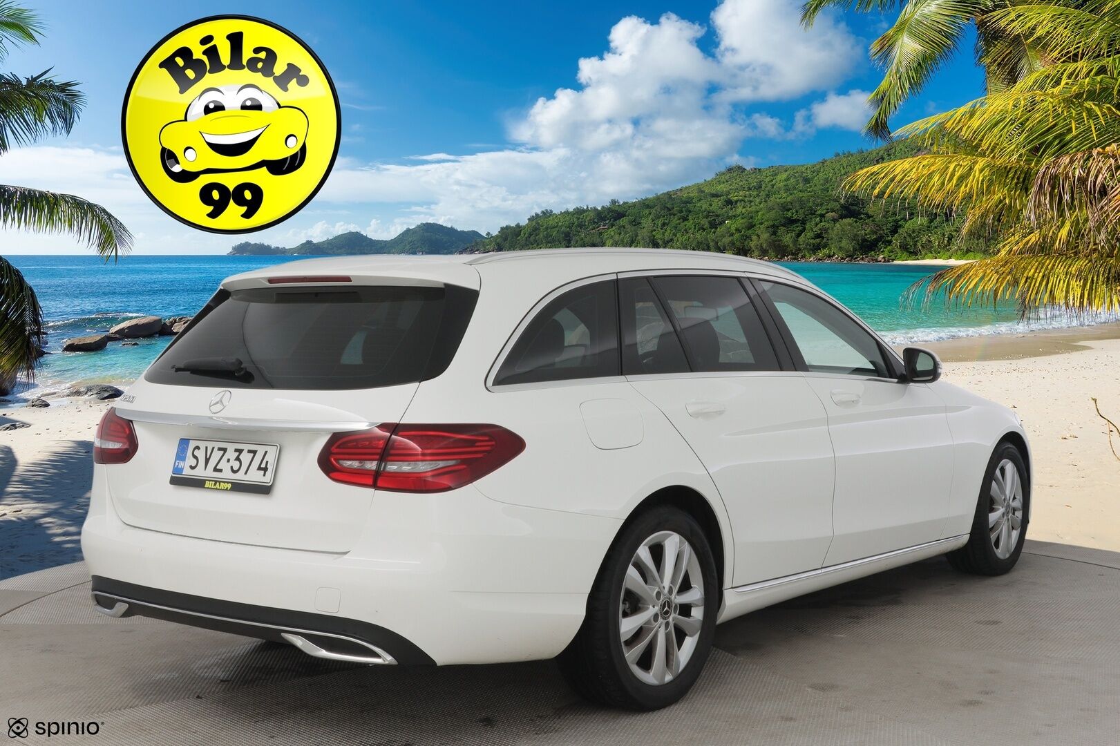 Mercedes-Benz C 2019 200 T A Business - Suomi-auto / LED high performance / Sporttipenkit / Lohkolämmitin