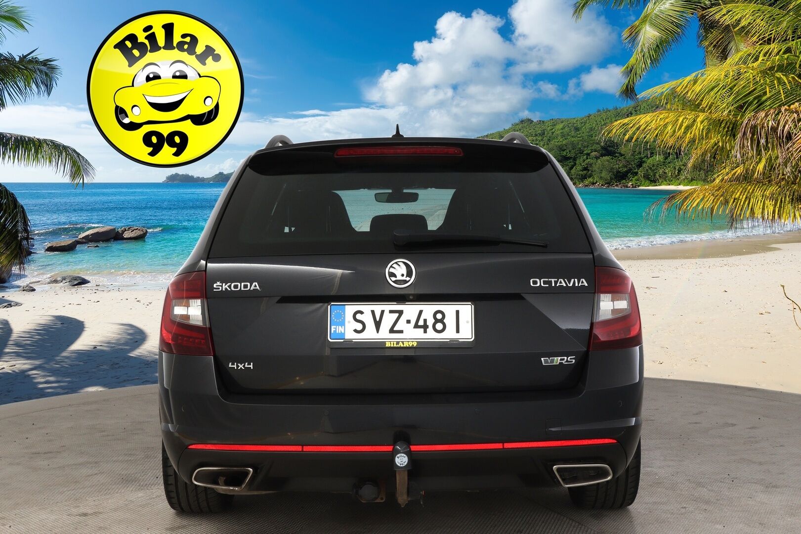 Skoda Octavia 2019 *Combi 2,0 TDI 184 4x4 RS DSG Autom. *ACC / BLIS / Webasto / P-Kamera / Kessy* - *Suomi-Auto / Urheiluistuimet / Suksiluukku / Vetokoukku*