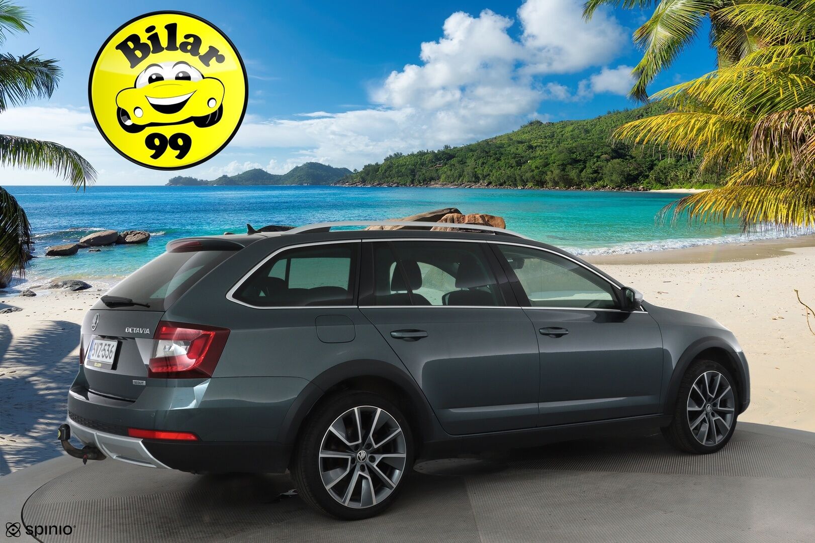 Skoda Octavia 2019 Combi 2,0 TDI 184 4x4 Scout DSG **Webasto / Koukku / Adapt.Vakkari / LED-valot / P.kamera / KeylessGO** - Suomi-auto / Kahdet Renkaat