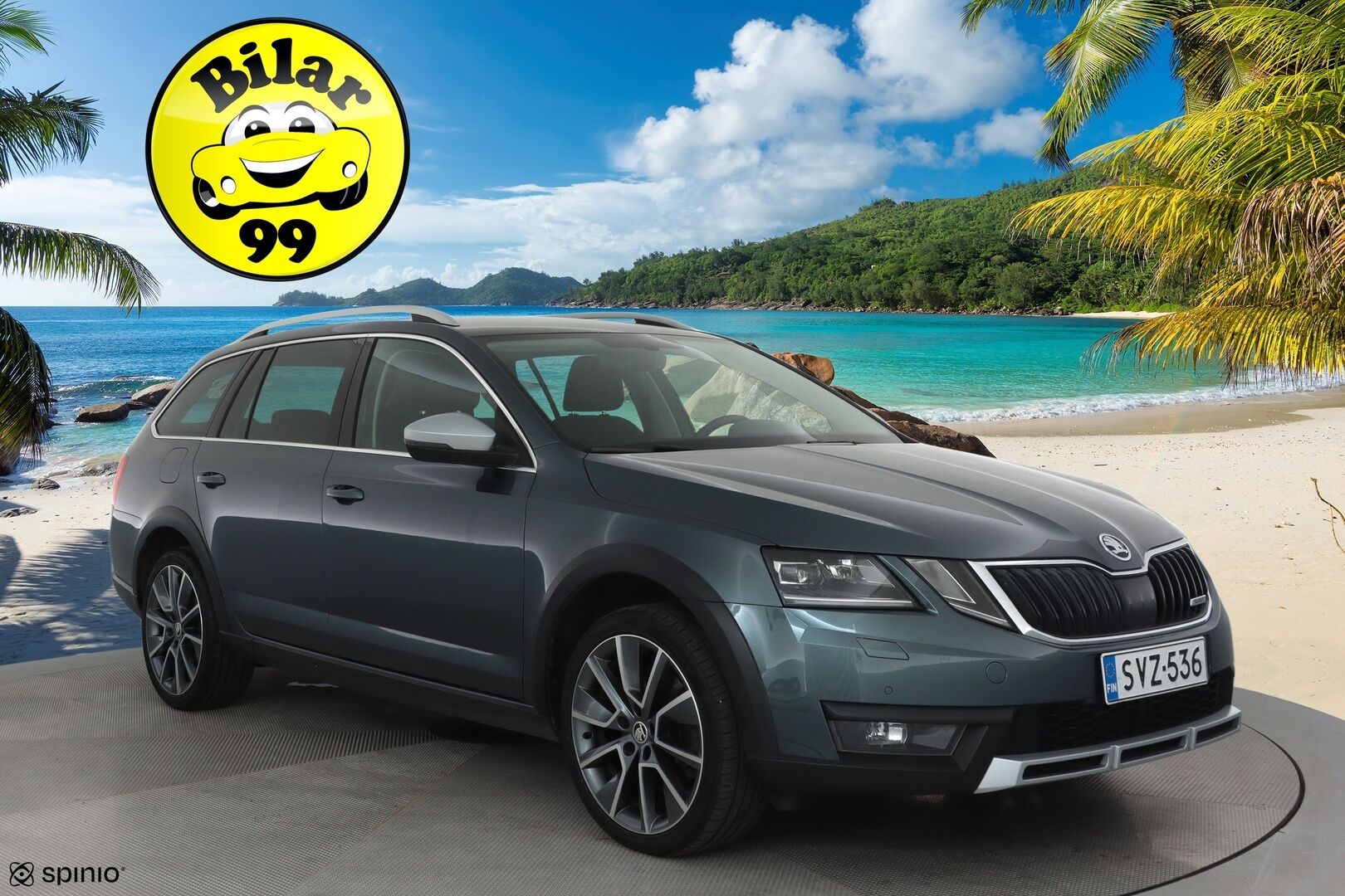 Skoda Octavia 2019 Combi 2,0 TDI 184 4x4 Scout DSG **Webasto / Koukku / Adapt.Vakkari / LED-valot / P.kamera / KeylessGO** - Suomi-auto / Kahdet Renkaat