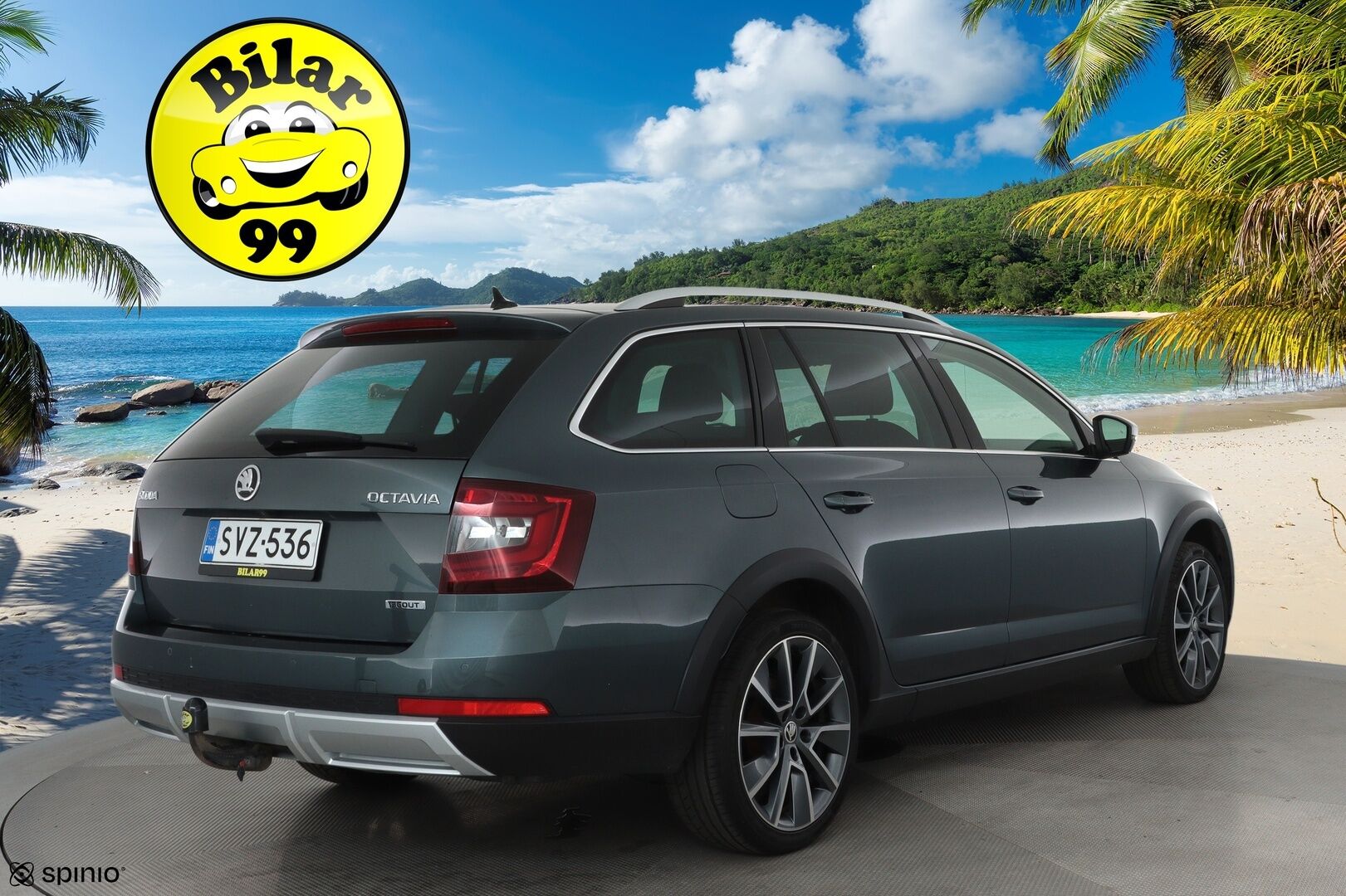 Skoda Octavia 2019 Combi 2,0 TDI 184 4x4 Scout DSG **Webasto / Koukku / Adapt.Vakkari / LED-valot / P.kamera / KeylessGO** - Suomi-auto / Kahdet Renkaat
