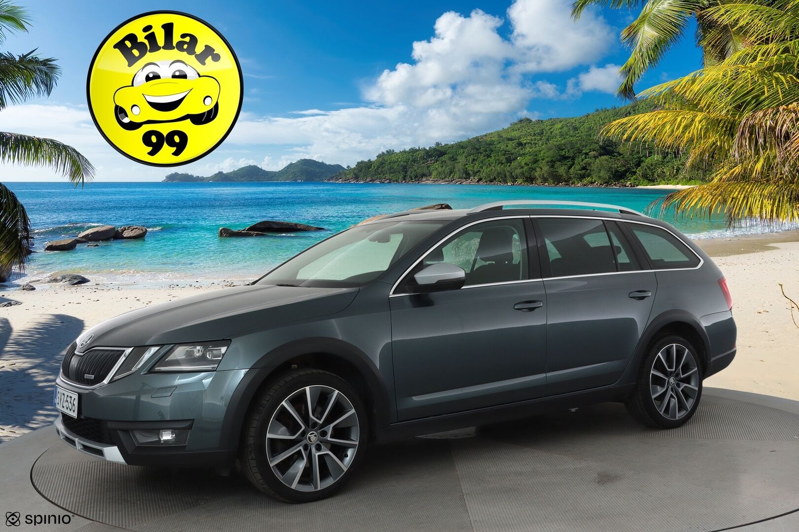 Skoda Octavia 2019 Combi 2,0 TDI 184 4x4 Scout DSG **Webasto / Koukku / Adapt.Vakkari / LED-valot / P.kamera / KeylessGO** - Suomi-auto / Kahdet Renkaat
