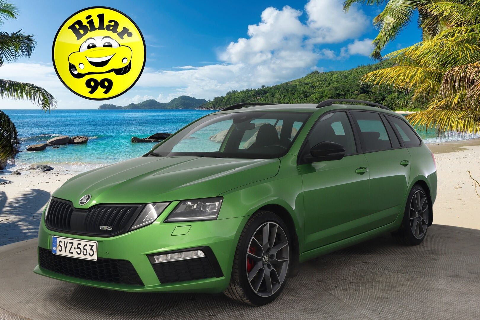 Skoda Octavia 2019 Combi 2,0 TDI 184 RS DSG Autom *Webasto / Lämmitettävä Ratti & Tuulilasi / ACC / P.kamera - Näyttävä yksillö hyvällä värillä / 2x renkaat / Suomiauto