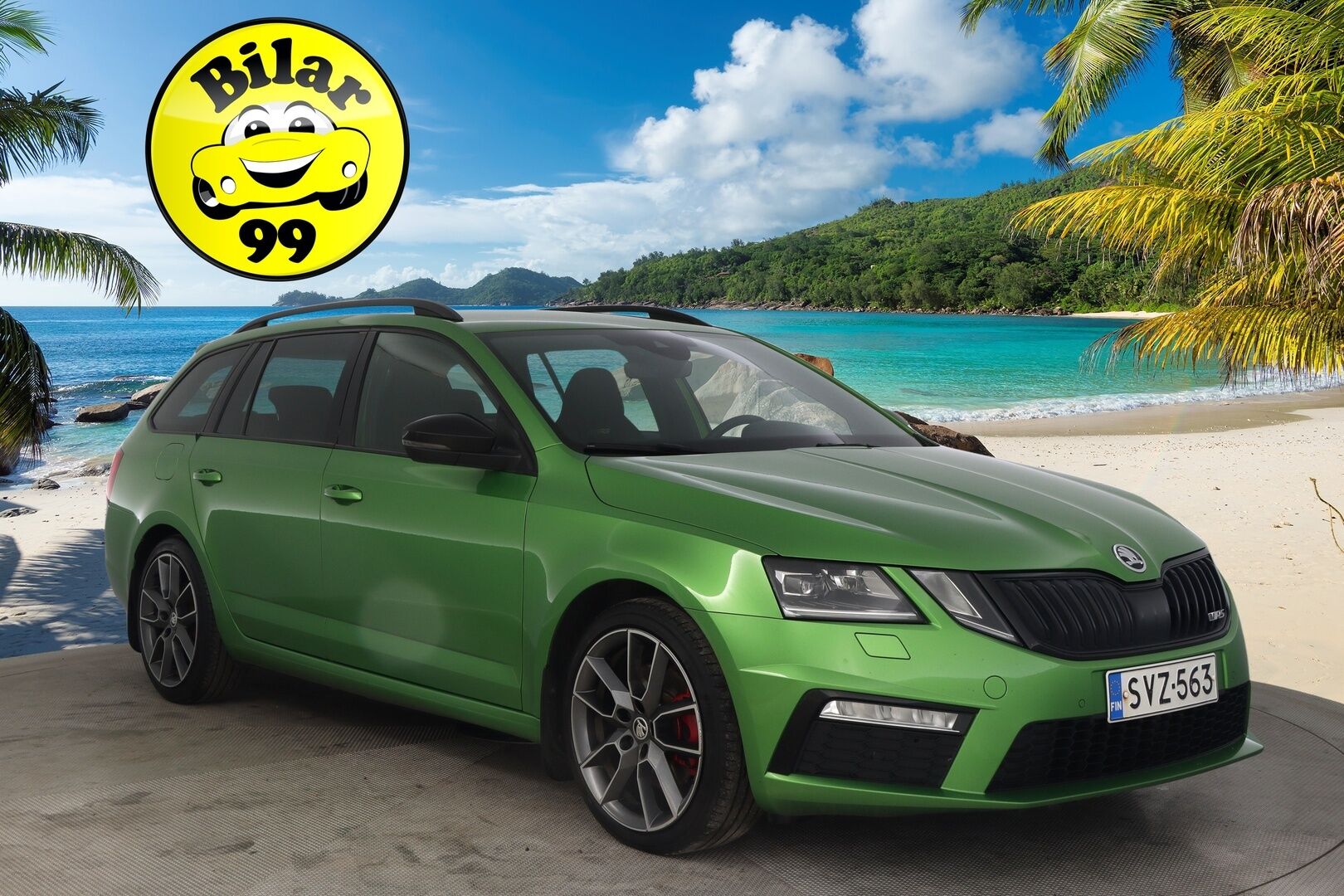 Skoda Octavia 2019 Combi 2,0 TDI 184 RS DSG Autom *Webasto / Lämmitettävä Ratti & Tuulilasi / ACC / P.kamera - Näyttävä yksillö hyvällä värillä / 2x renkaat / Suomiauto