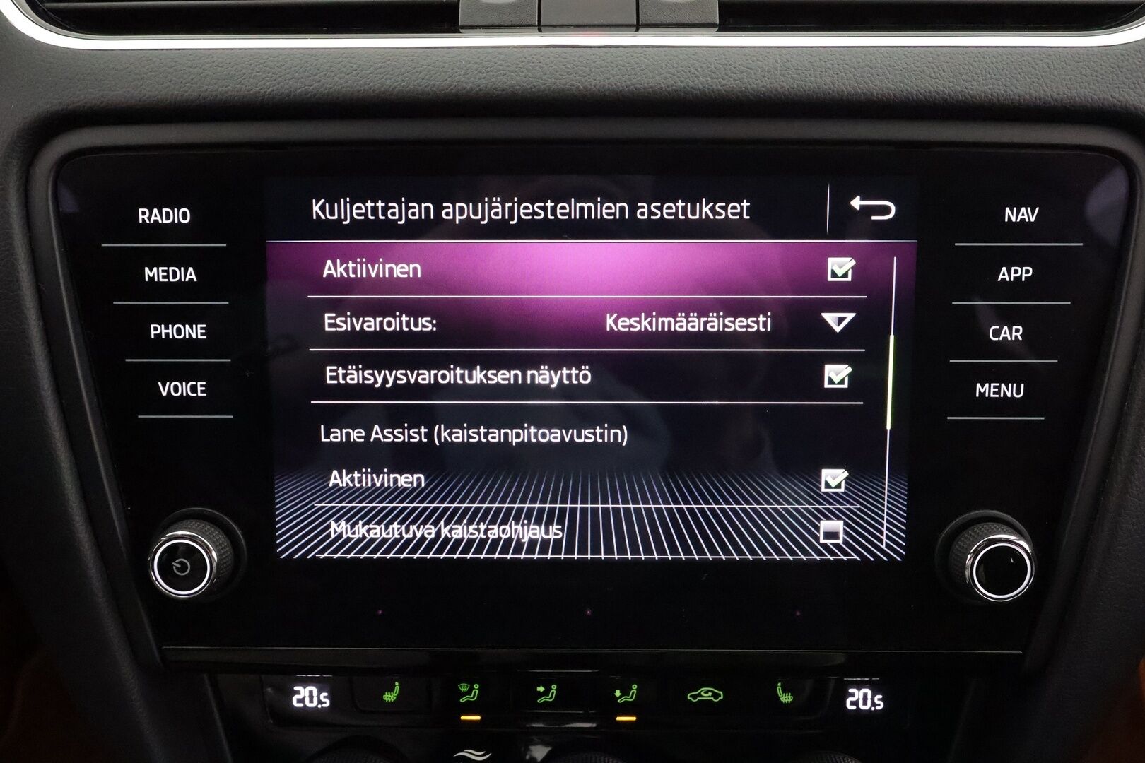 Skoda Octavia 2019 Combi 2,0 TDI 184 RS DSG * ACC / Webasto / LED / Sportti Penkit /  P.Kamera / Kaistavahti / Keyless * - Suomi auto / Merkkihuollettu / Kahdet renkaat - HULLUT JOULUT KORKOTARJOUS 2,49% 