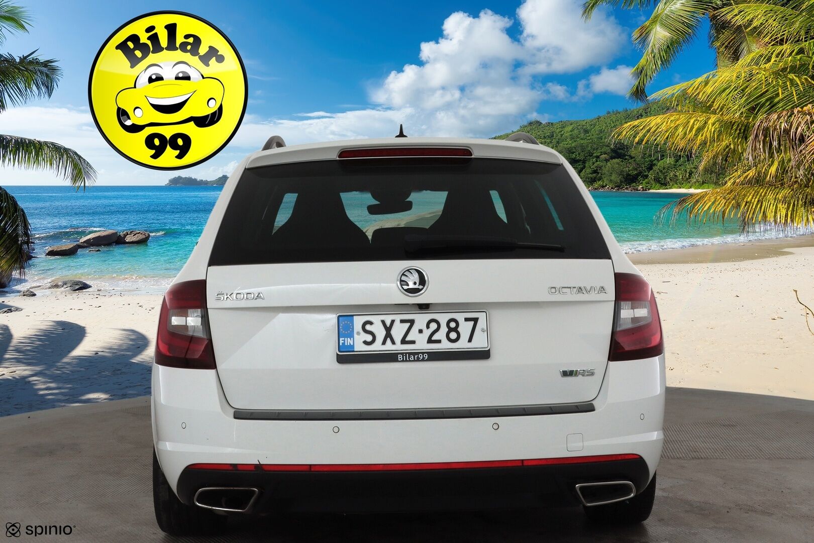Skoda Octavia 2019 Combi 2,0 TDI 184 RS DSG * ACC / Webasto / LED / Sportti Penkit /  P.Kamera / Kaistavahti / Keyless * - Suomi auto / Merkkihuollettu / Kahdet renkaat - HULLUT JOULUT KORKOTARJOUS 2,49% 