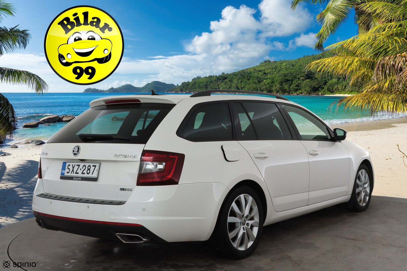 Skoda Octavia 2019 Combi 2,0 TDI 184 RS DSG * ACC / Webasto / LED / Sportti Penkit /  P.Kamera / Kaistavahti / Keyless * - Suomi auto / Merkkihuollettu / Kahdet renkaat - HULLUT JOULUT KORKOTARJOUS 2,49% 