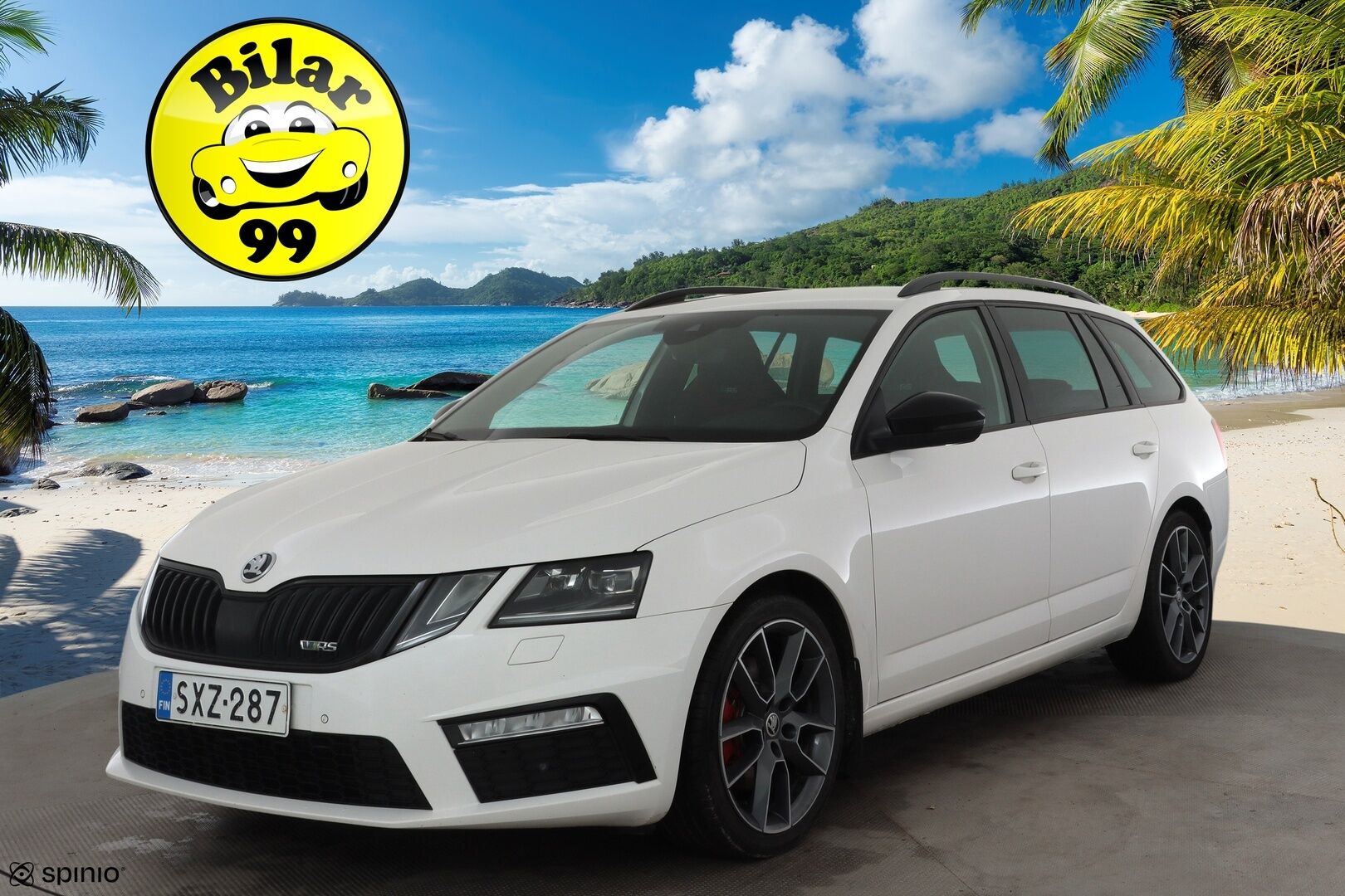 Skoda Octavia 2019 Combi 2,0 TDI 184 RS DSG * ACC / Webasto / LED / Sportti Penkit /  P.Kamera / Kaistavahti / Keyless * - Suomi auto / Merkkihuollettu / Kahdet renkaat - HULLUT JOULUT KORKOTARJOUS 2,49% 