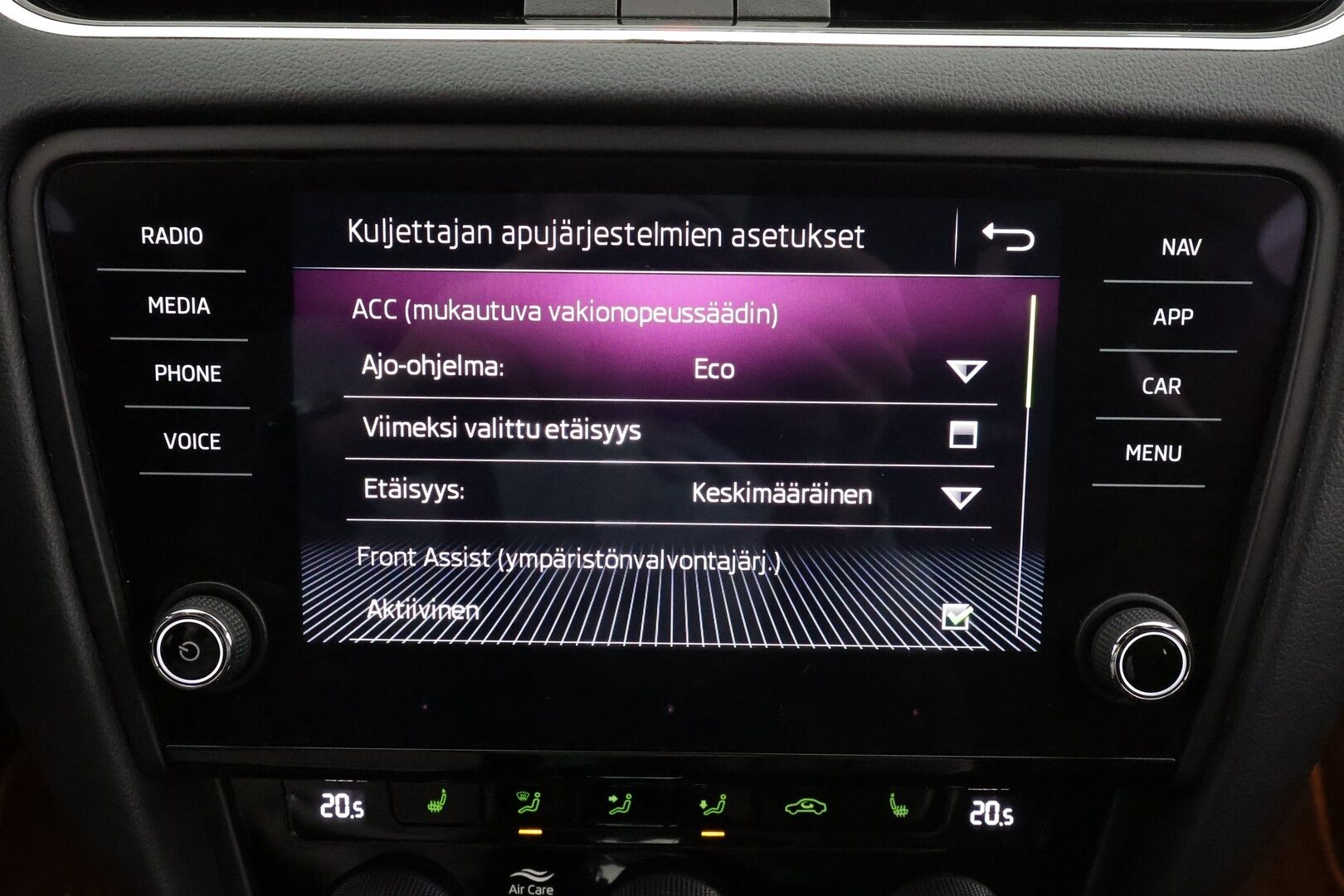 Skoda Octavia 2019 Combi 2,0 TDI 184 RS DSG Autom. * Webasto / Adapt.Vakkari / LED / Sporttipenkit / Peruutuskamera / Kaistavahti / KeyLess - Suomi auto / Merkkihuollettu / Kahdet renkaat