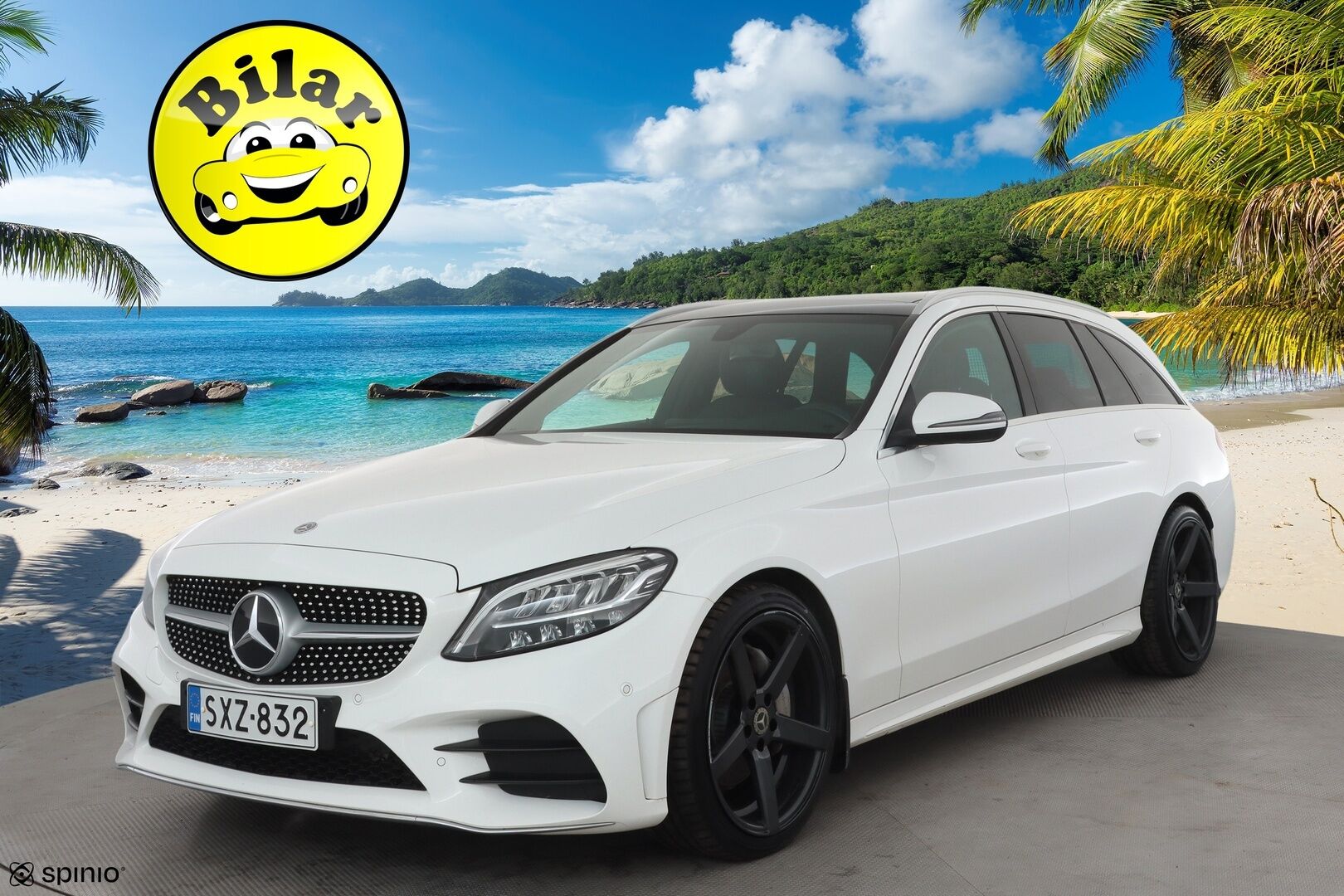 Mercedes-Benz C 2019 200 4Matic T A Business AMG - | Panorama | Webasto | Koukku | LED-High Performance | P.Kamera | Navi | Vakkari | Sporttipenkit | Suomi-auto | Kahdet renkaat |