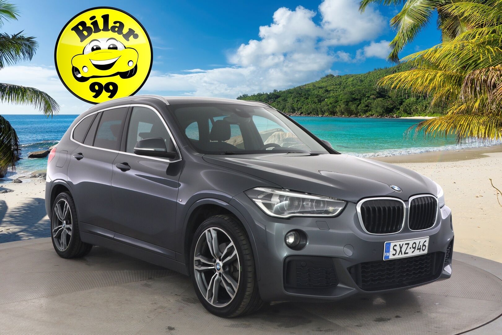 BMW X1 2019 F48 xDrive18d A Business Pro M Sport - * M-Sport / HUD / LCI /  P-Kamera / Koukku / LED / Kahdet renkaat *