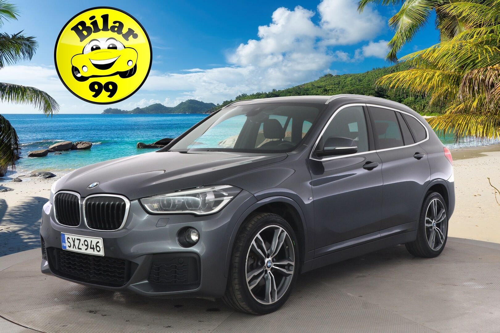 BMW X1 2019 F48 xDrive18d A Business Pro M Sport - * M-Sport / HUD / LCI /  P-Kamera / Koukku / LED / Kahdet renkaat *