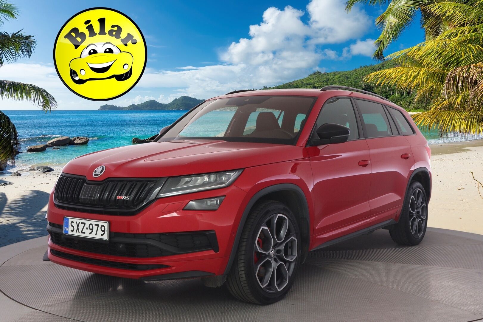 Skoda Kodiaq 2019 2,0 TDI 240 4x4 RS DSG Autom. - * RS | Webasto | ACC | Navi | P-Kamera | SmartLink | Digimittaristo | Koukku *