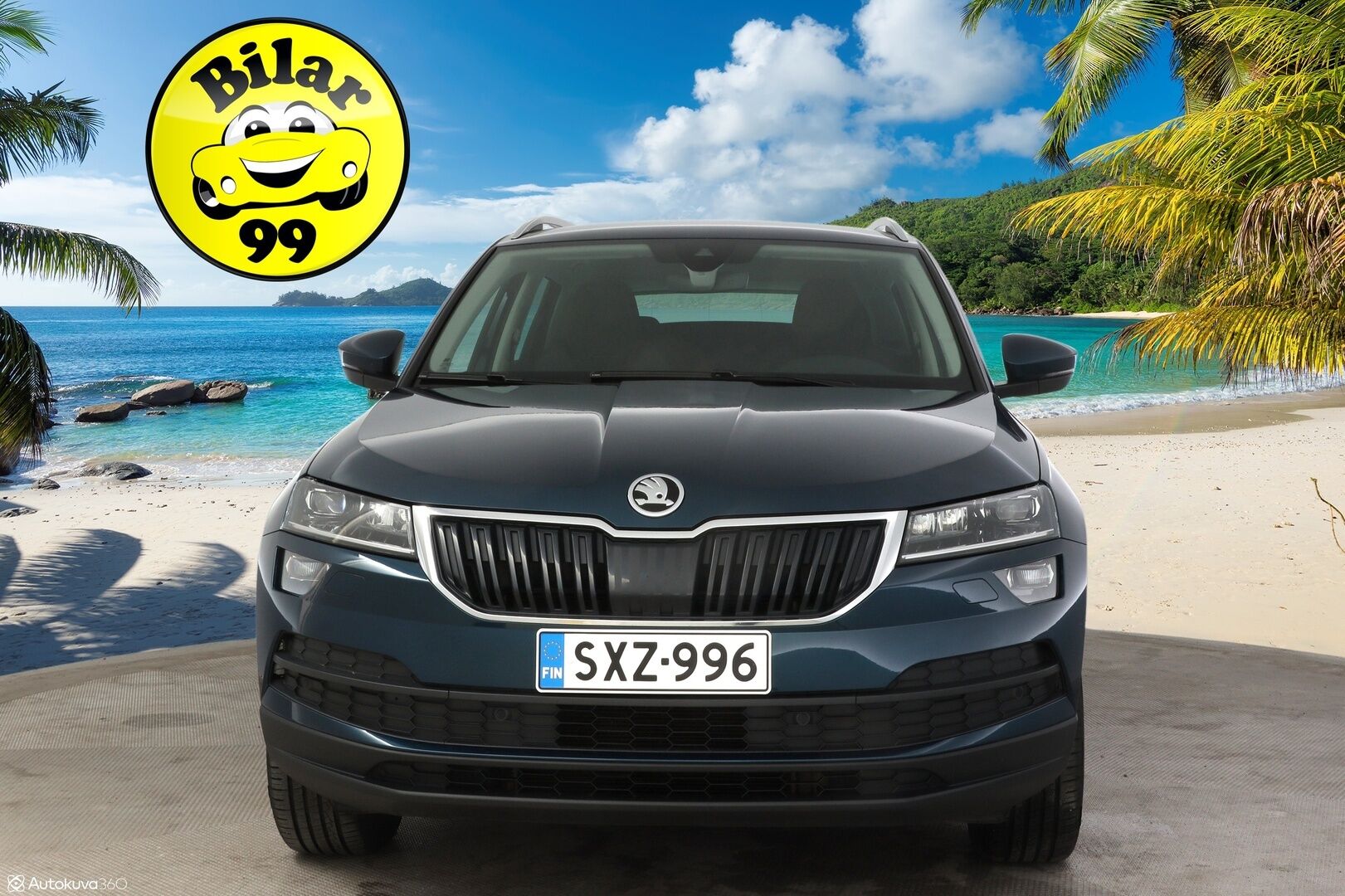 Skoda Karoq 2019 1,0 TSI Style * P-Kamera / KeyLessGo kulku ja käynnistys / Adapt. vakkari / Sähköinen takaluukku * - Juuri huollettu yksilö kaksilla Nokian renkailla!