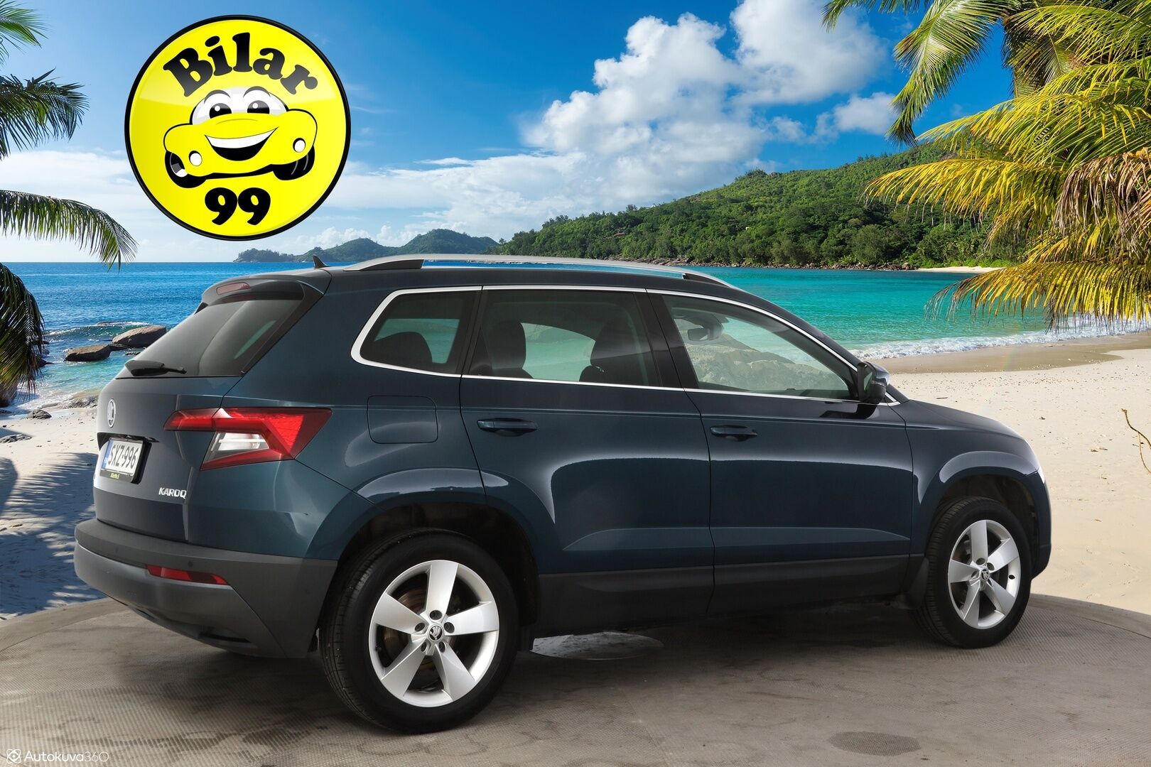 Skoda Karoq 2019 1,0 TSI Style * P-Kamera / KeyLessGo kulku ja käynnistys / Adapt. vakkari / Sähköinen takaluukku * - Juuri huollettu yksilö kaksilla Nokian renkailla!