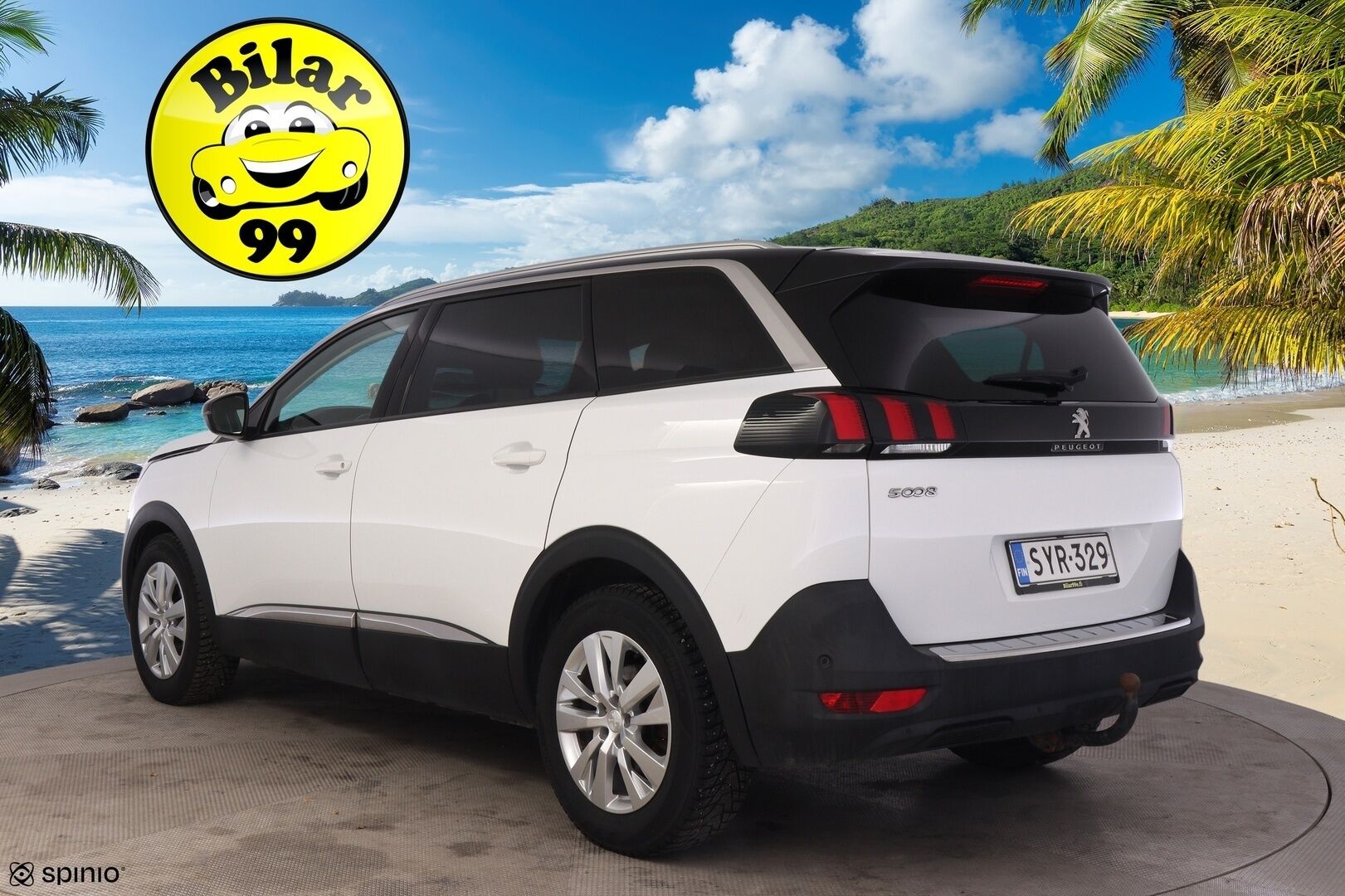 Peugeot 5008 2019 Allure PureTech 130 EAT8-automaatti 7P *Muistipenkki / BLIS / Digimittaristo / Koukku / Kessy / Carplay / P.Tutkat* - Hiljattain Katsastettu / Huippurenkaat / 7P