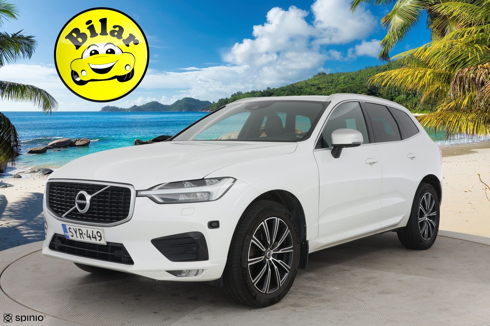 Volvo XC60 2019 D4 AWD Business R-Design aut - ACC | Webasto | Vetokoukku | P-Kamera | Muistipenkki | Sähköluukku | 2-omisteinen | Merkkihuollettu | Jakohihna vaihdettu 12/2025 | 2x Volvon aluvanteet 