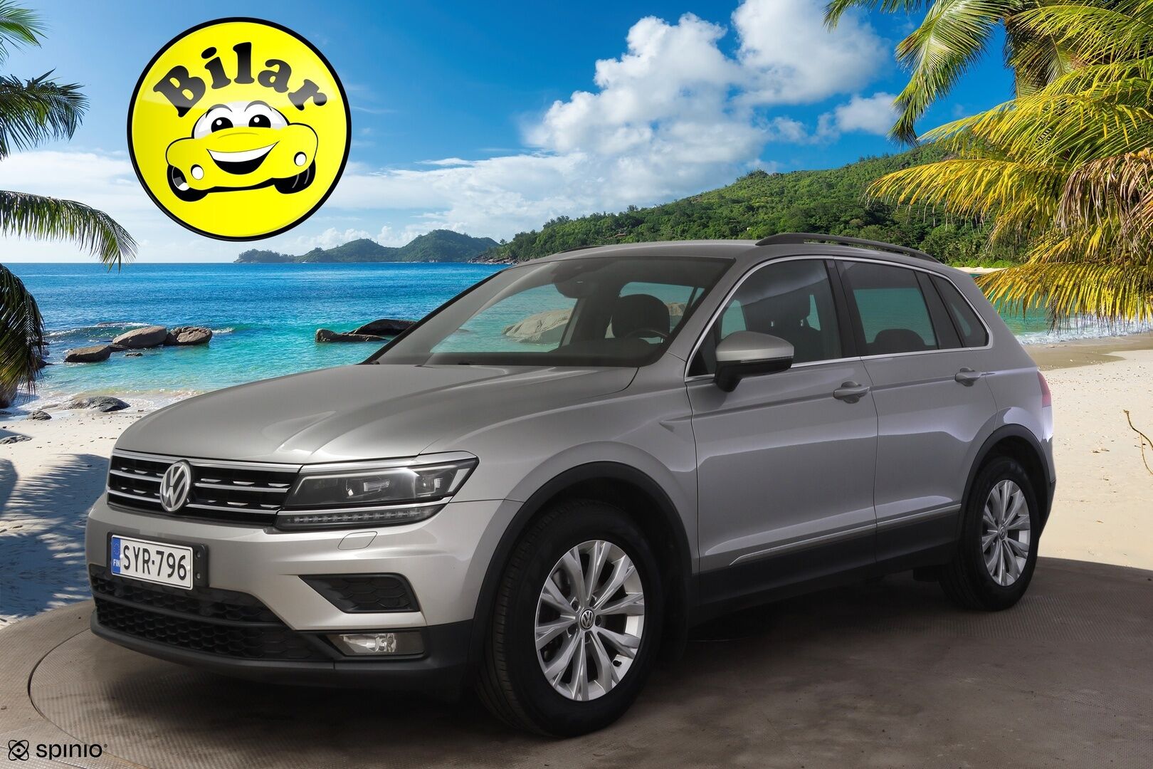 Volkswagen Tiguan 2019 Comfortline 1,5 TSI EVO 110 kW (150 hv) DSG-automaatti - | 1-Om. Suomi-auto | ACC | Webasto | Koukku | P. Tutkat | AppleCarPlay & AndroidAuto | LED | 2x Renkaat & Vanteet |