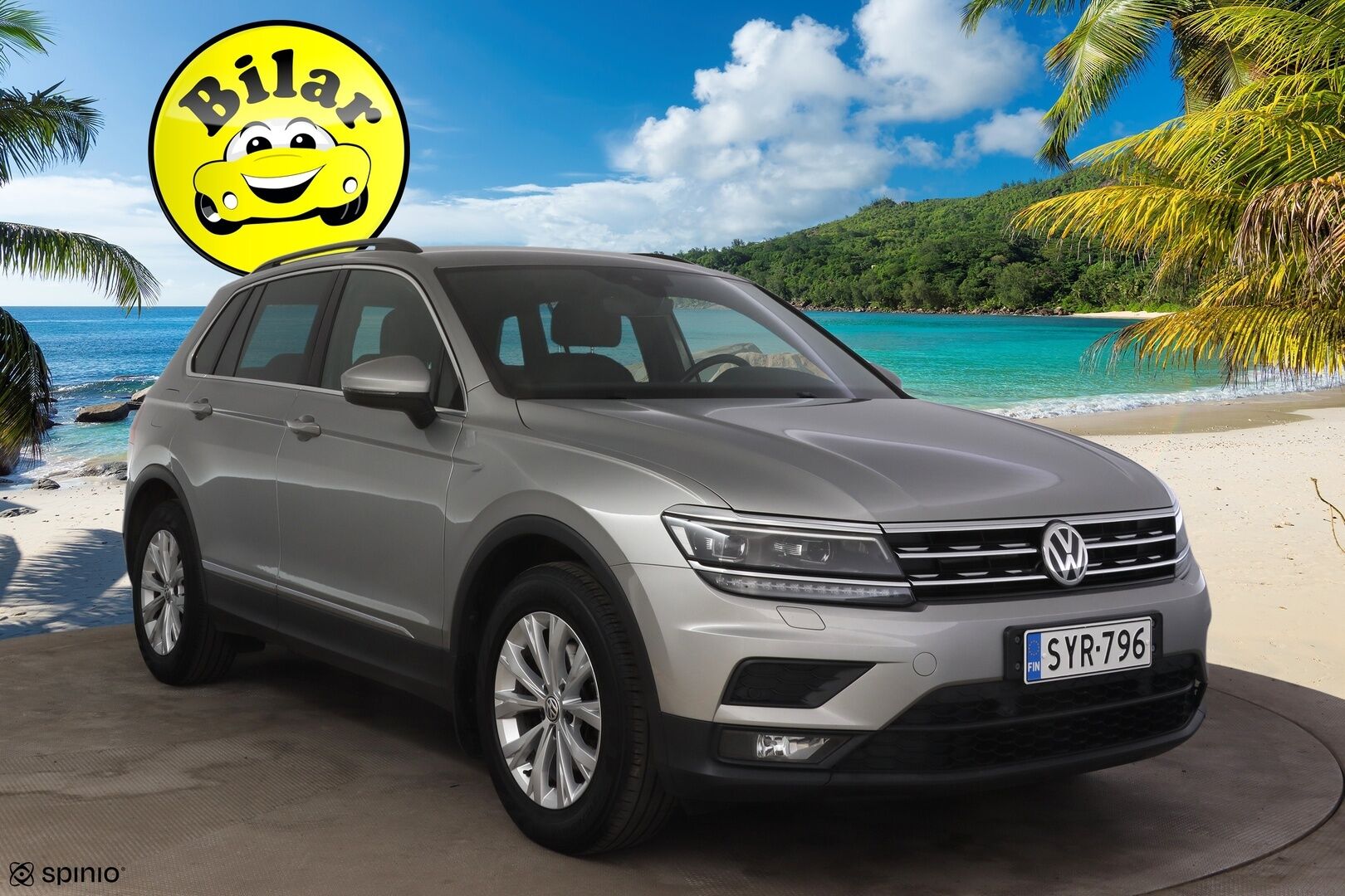 Volkswagen Tiguan 2019 Comfortline 1,5 TSI EVO 110 kW (150 hv) DSG-automaatti - | 1-Om. Suomi-auto | ACC | Webasto | Koukku | P. Tutkat | AppleCarPlay & AndroidAuto | LED | 2x Renkaat & Vanteet |