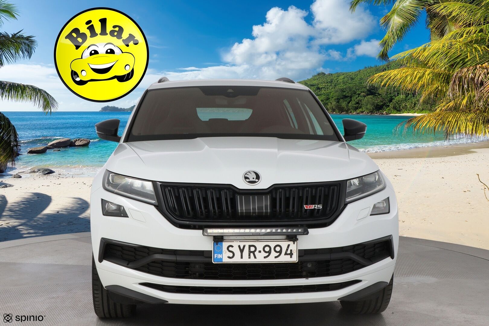 Skoda Kodiaq 2019 2,0 TDI 240 4x4 RS DSG Autom. - Webasto | ACC | Digimittari | Canton | Vetokoukku | Nahka-Alcantara | Peruutuskamera | 7-Paikkainen | KeylessGo | Lämpölasi | Supervarusteet | RS!