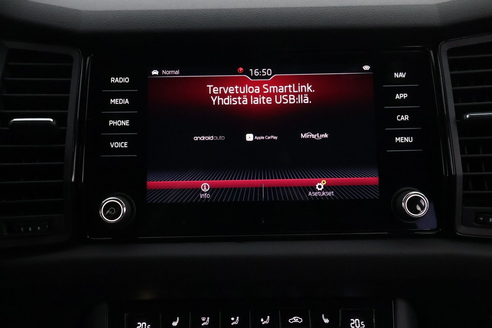 Skoda Kodiaq 2019 2,0 TDI 240 4x4 RS DSG Autom. * Webasto / Adapt.Vakkari / Canton / Vetokoukku / Nahka-Alcantara / Peruutuskamera - Suomiauto / Supervarusteet / 7-Paikkainen!