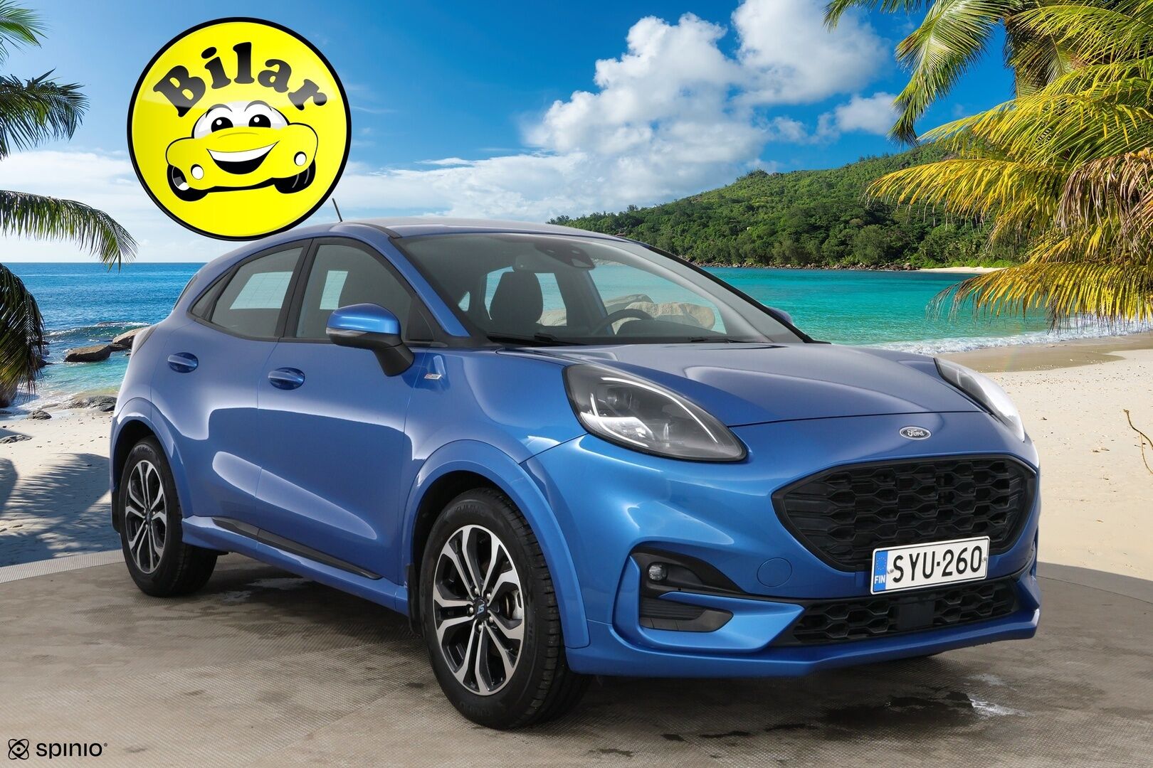 Ford Puma 2020 1,0 EcoBoost Hybrid (mHEV) 125hv M6 ST-Line 5-ovinen - Vetokoukku | LED | Lohkolämmitin | Suomi-auto | P-tutka 
