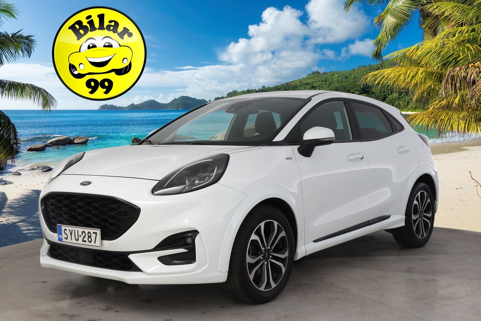 Ford Puma 2020 1,0 EcoBoost Hybrid (mHEV) 125hv M6 ST-Line *Vakkari / Ratinlämmitin /Navi / Tutkat*