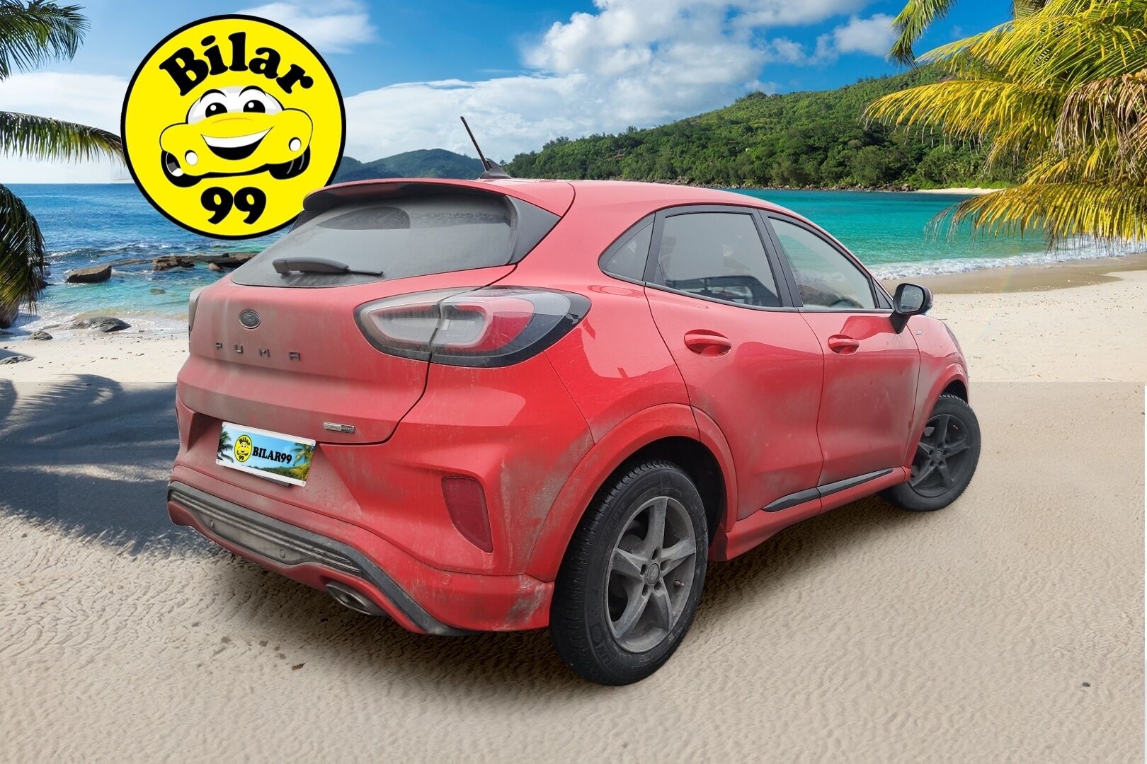 Ford Puma 2020 1,0 EcoBoost Hybrid (mHEV) 155hv M6 ST-Line *Suomiauto / Lämm. tuulilasi / Tutkat takana / Bluetooth / Vakkari * - Viimeisin huolto 3/2026 / 2x renkaat 