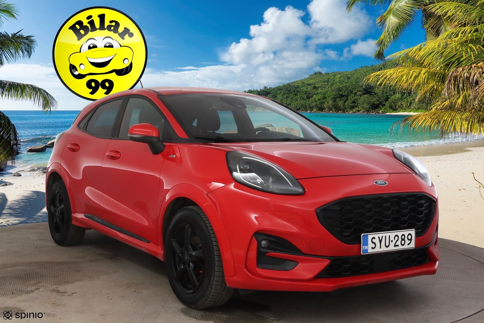 Ford Puma 2020 1,0 EcoBoost Hybrid (mHEV) 155hv M6 ST-Line *Suomiauto / Lämm. tuulilasi / Tutkat takana / Bluetooth / Vakkari * - Tehokkaampi 155hv malli! / Viimeisin huolto 3/2026 / 2x renkaat - HULLUT AVAJAISHULINAT KORKOTARJOUS 3,29 %