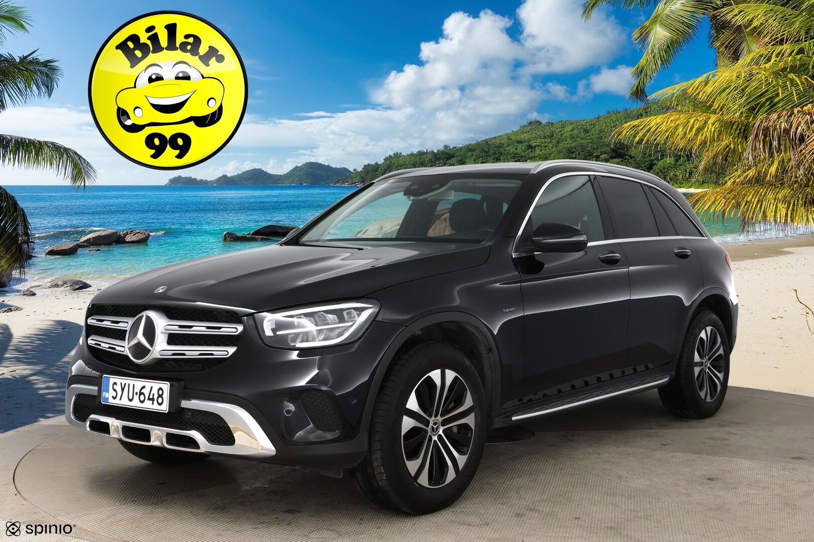 Mercedes-Benz GLC 2020 300 e 4MATIC A Business EQ Power / HUD / Muistipenkit / Vetokoukku / P-kamera / Ratinlämmitin - 3,99 % KORKOTARJOUS TÄHÄN AUTOON 28.9. ASTI! - 1-om Suomi-auto / Tarkka huoltohistoria / Huippu varusteilla! 